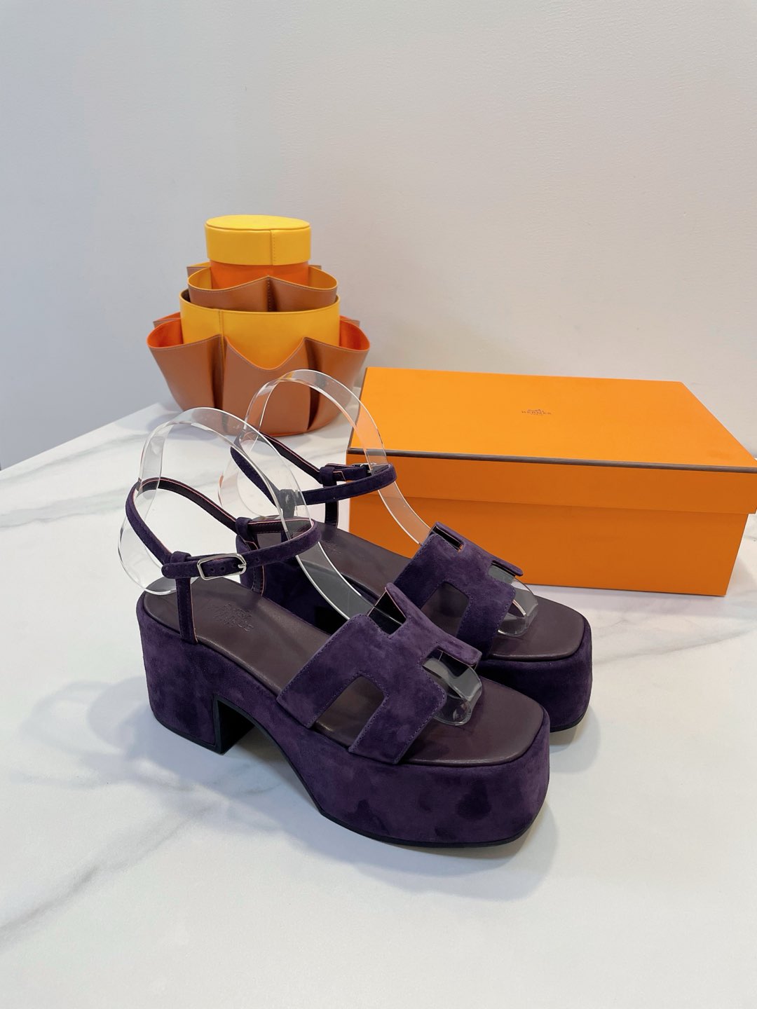 HM Sandalen Jam 30 Dark purple Suede 212229
