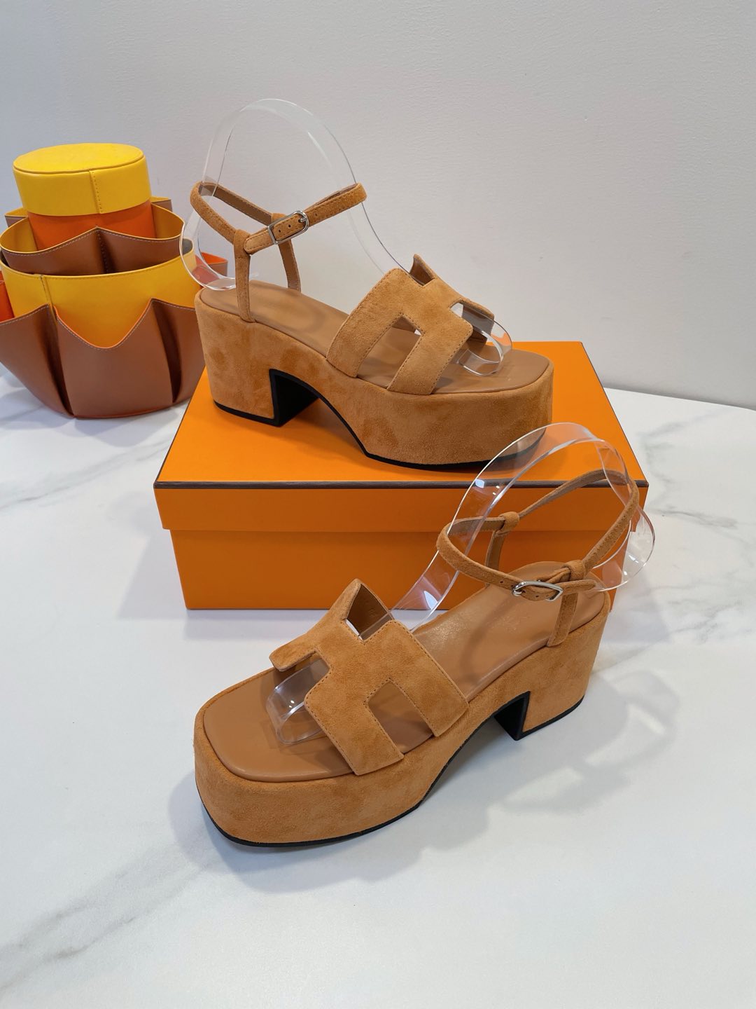 HM Sandalen Jam 30 Copper Brown Suede 212230