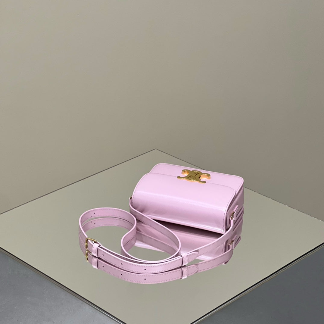 MINI CLAUDE 22 SHINY CALFSKIN LIGHT PINK