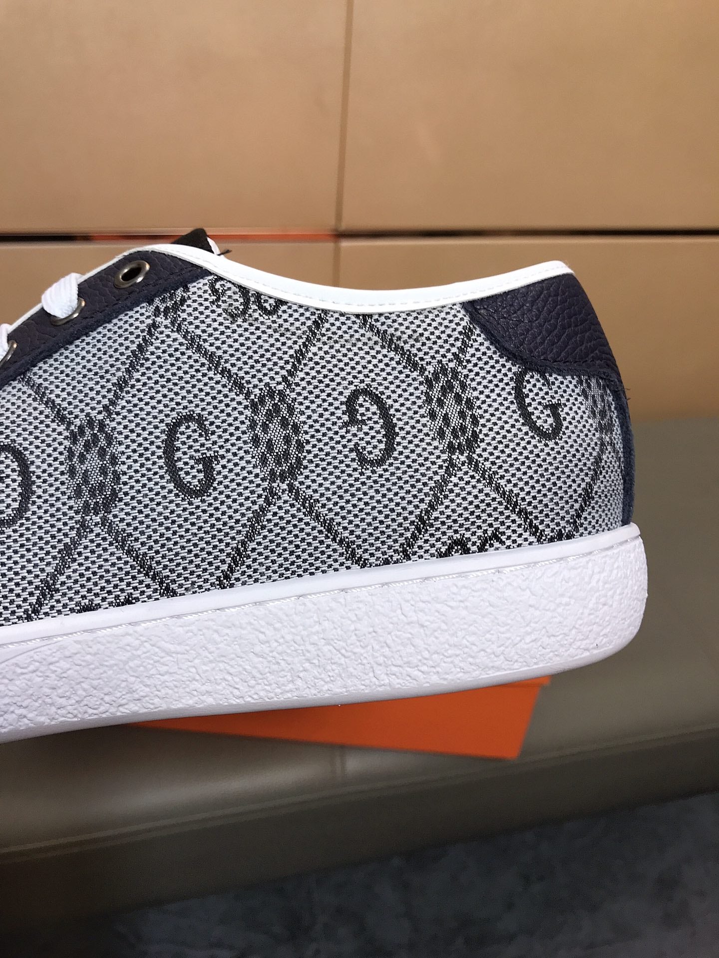 GG Men's Supreme Sneaker Blue Canvas 531231