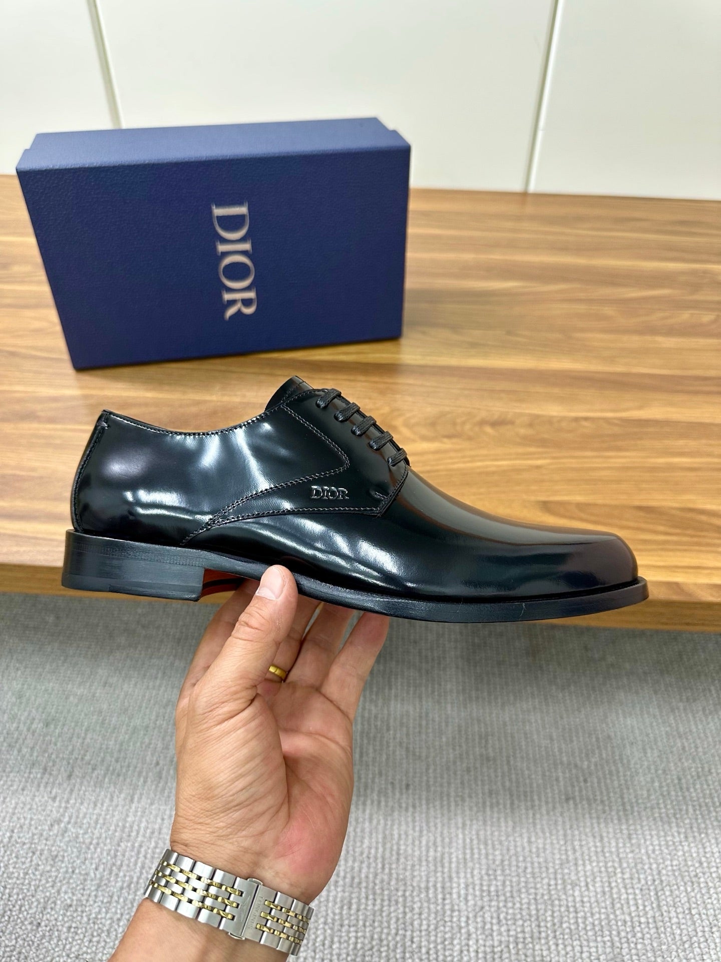 CD Timeless Loafer Black Cowhide 638612