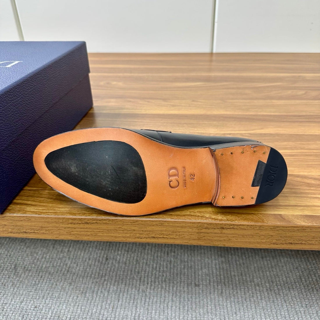 CD Timeless Loafer Black Gold Cowhide 638619
