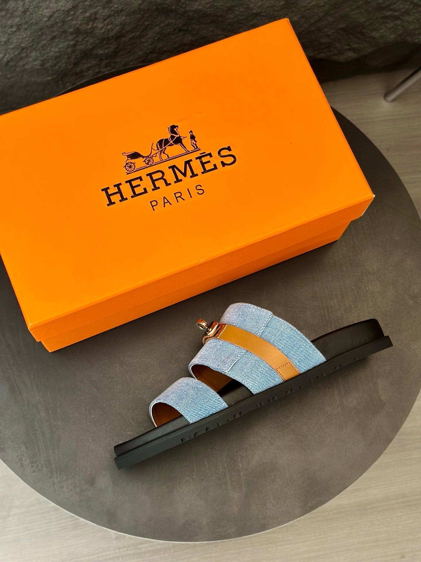 HM Men's Jackson Sandal Blue Denim 688676