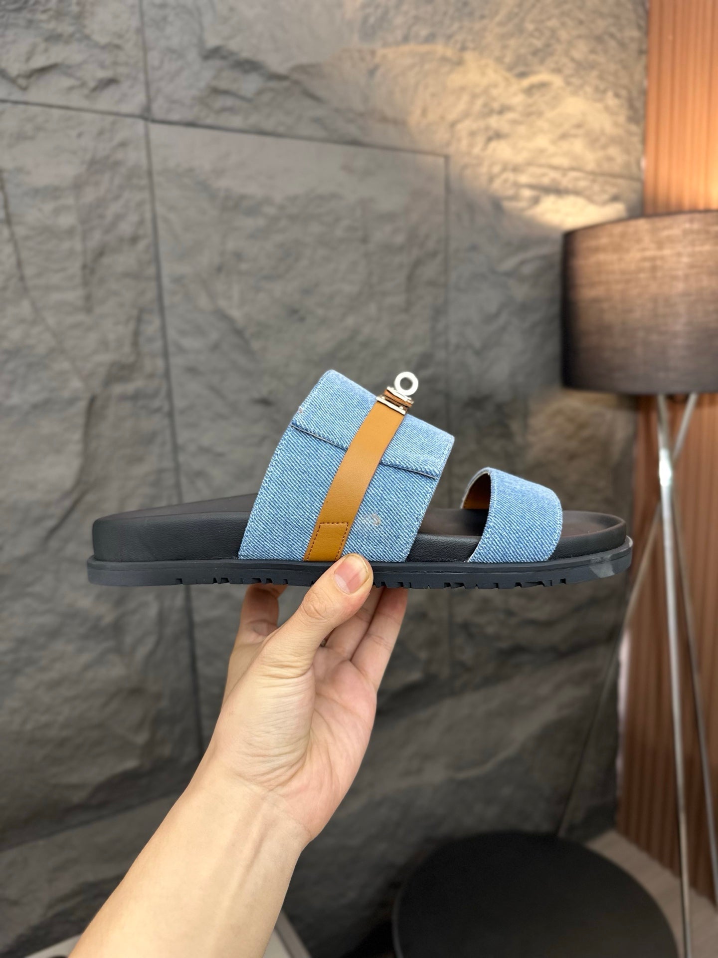 HM Men's Jackson Sandal Blue Denim 688676