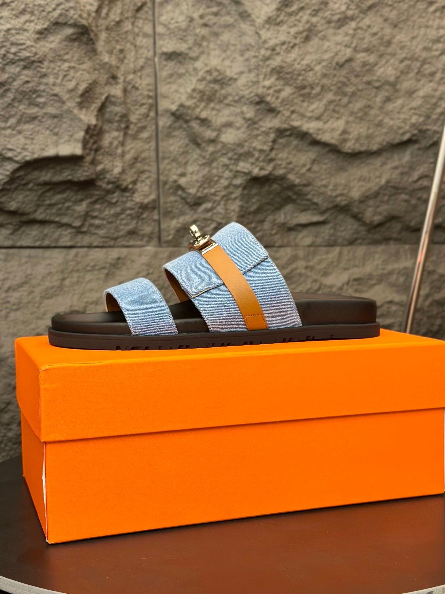 HM Men's Jackson Sandal Blue Denim 688676