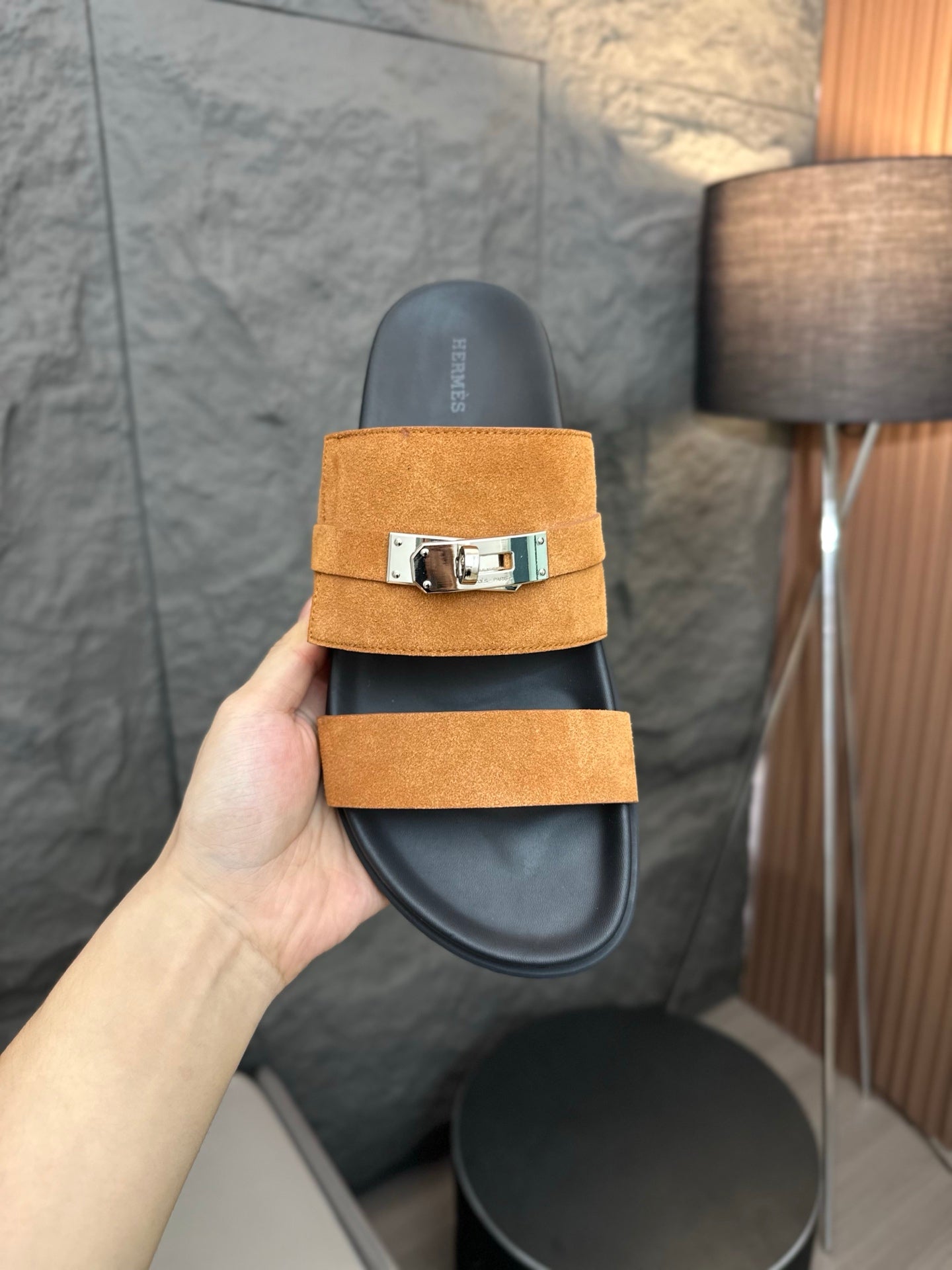 HM Men's Jackson Sandals Brown Suede 686960