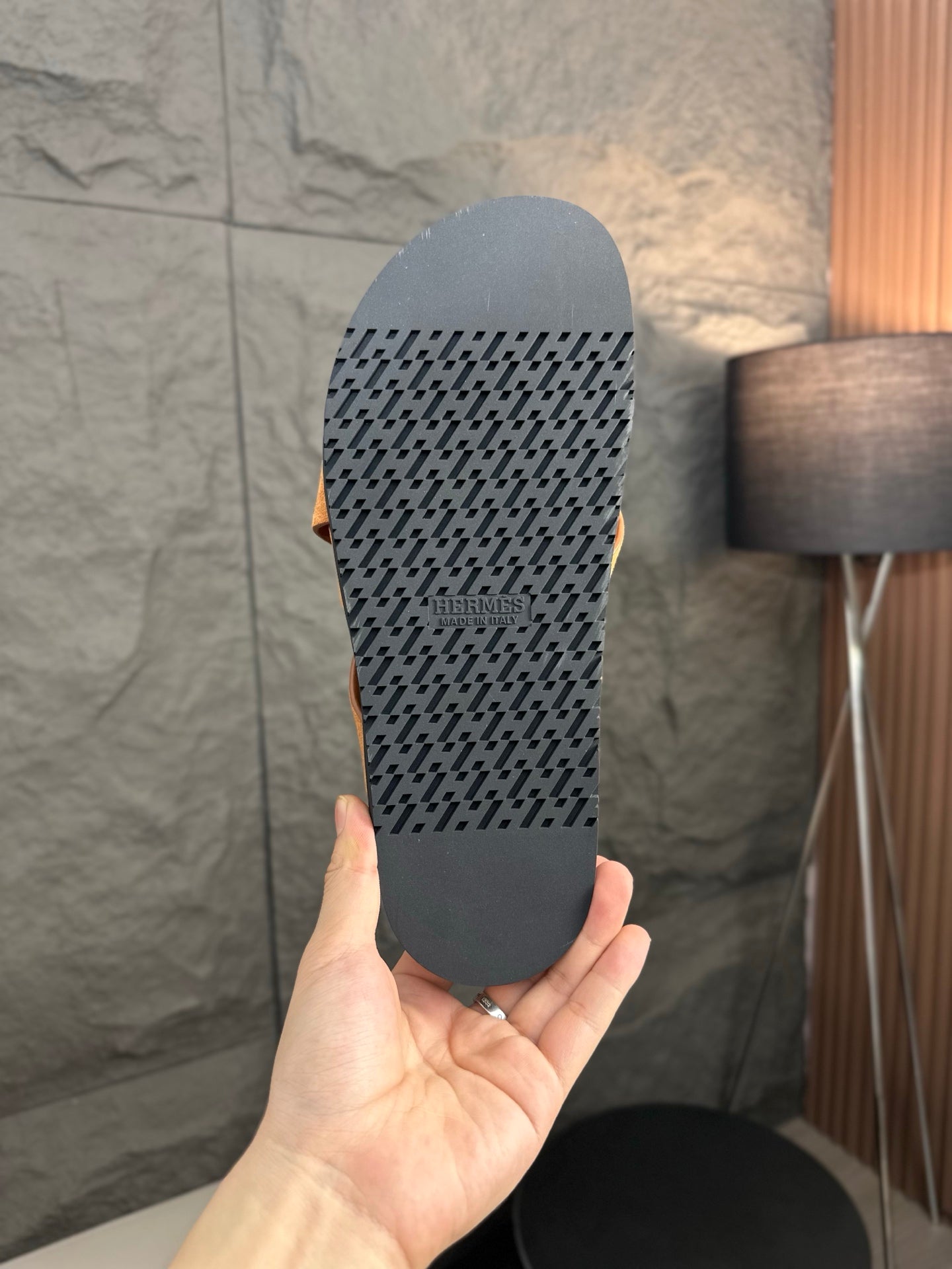 HM Men's Kazimir Sandals Tan Suede 663018