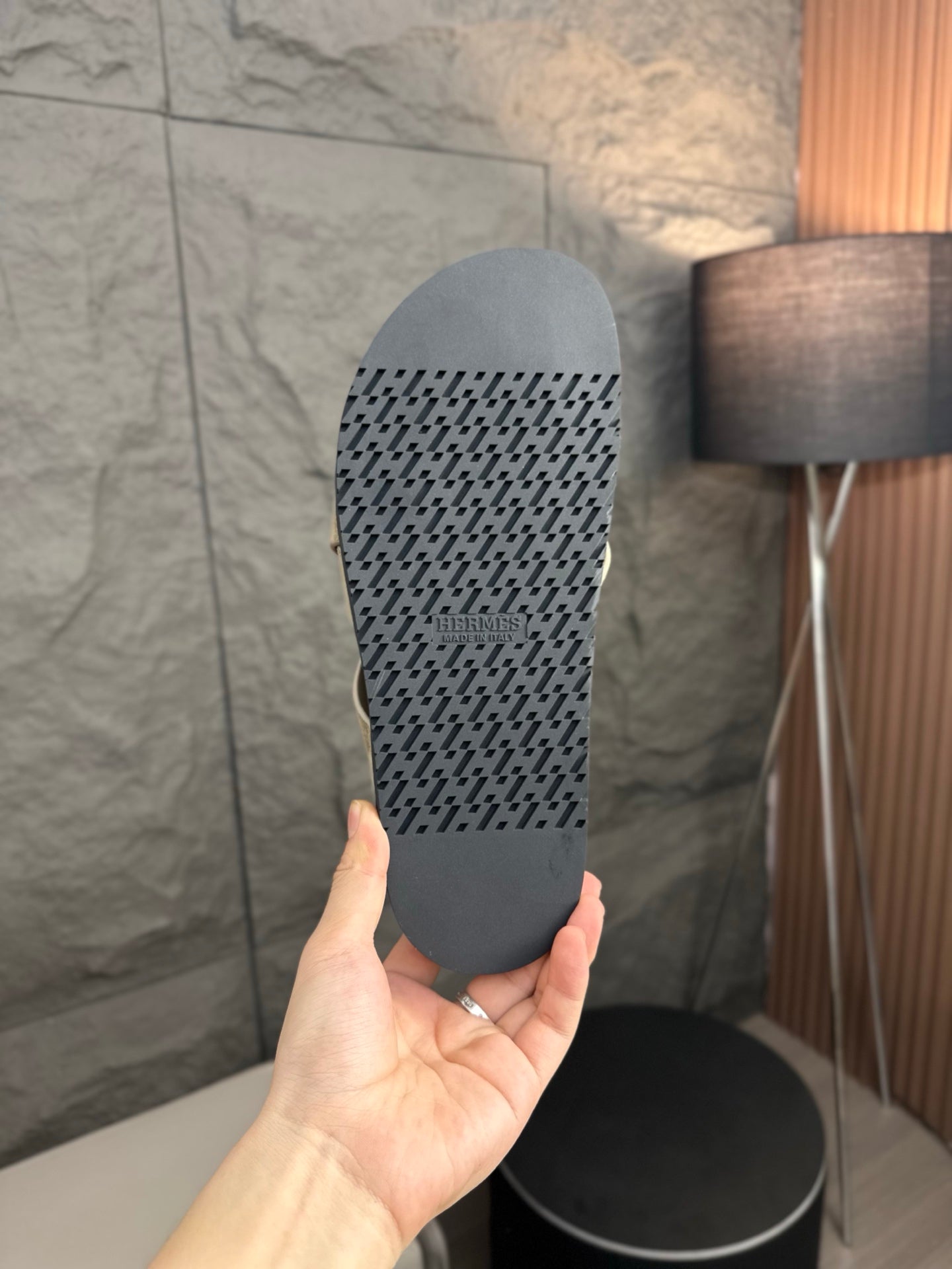 HM Men's Kazimir Sandals Beige Suede 663019