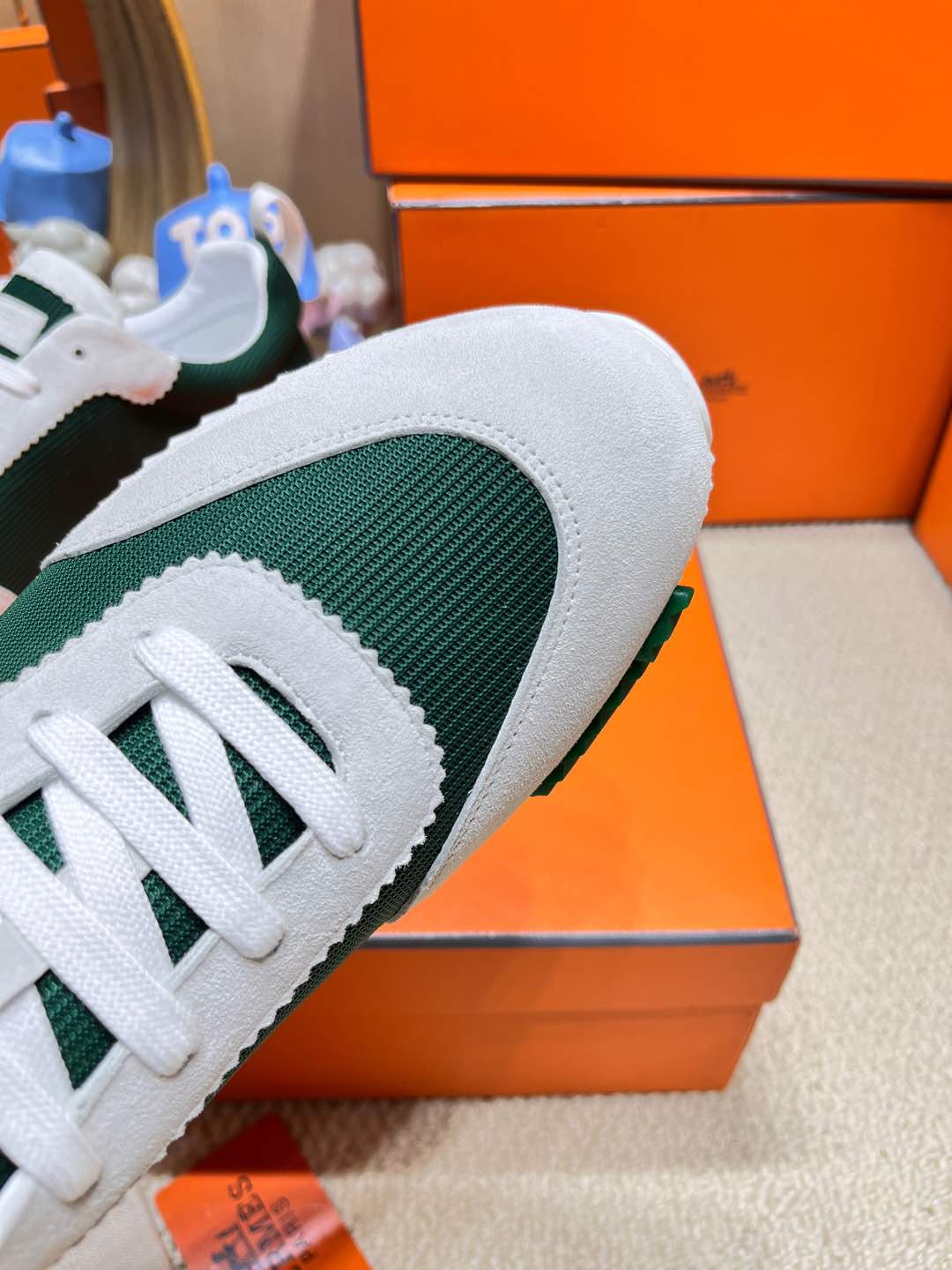 HM Bouncing Sneaker Castleton Green Fabric 206302