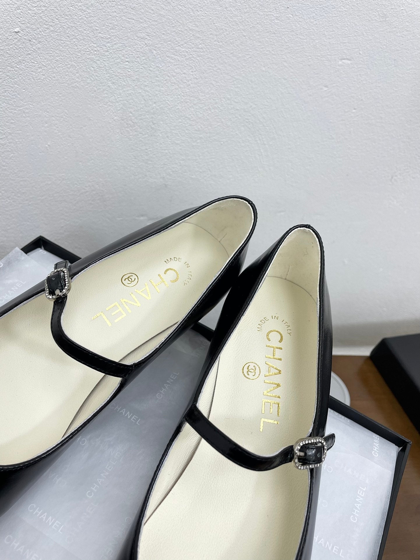 CC Mary Jane Black Cowhide