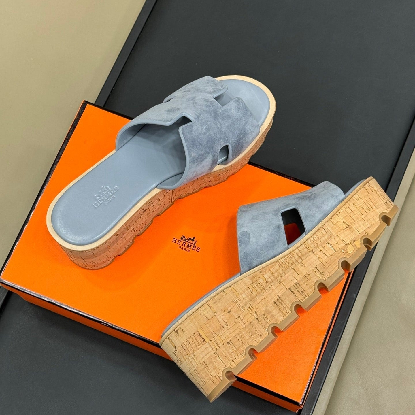 HM 25C Eze 30 Sandal Demin Blue Suede 212716