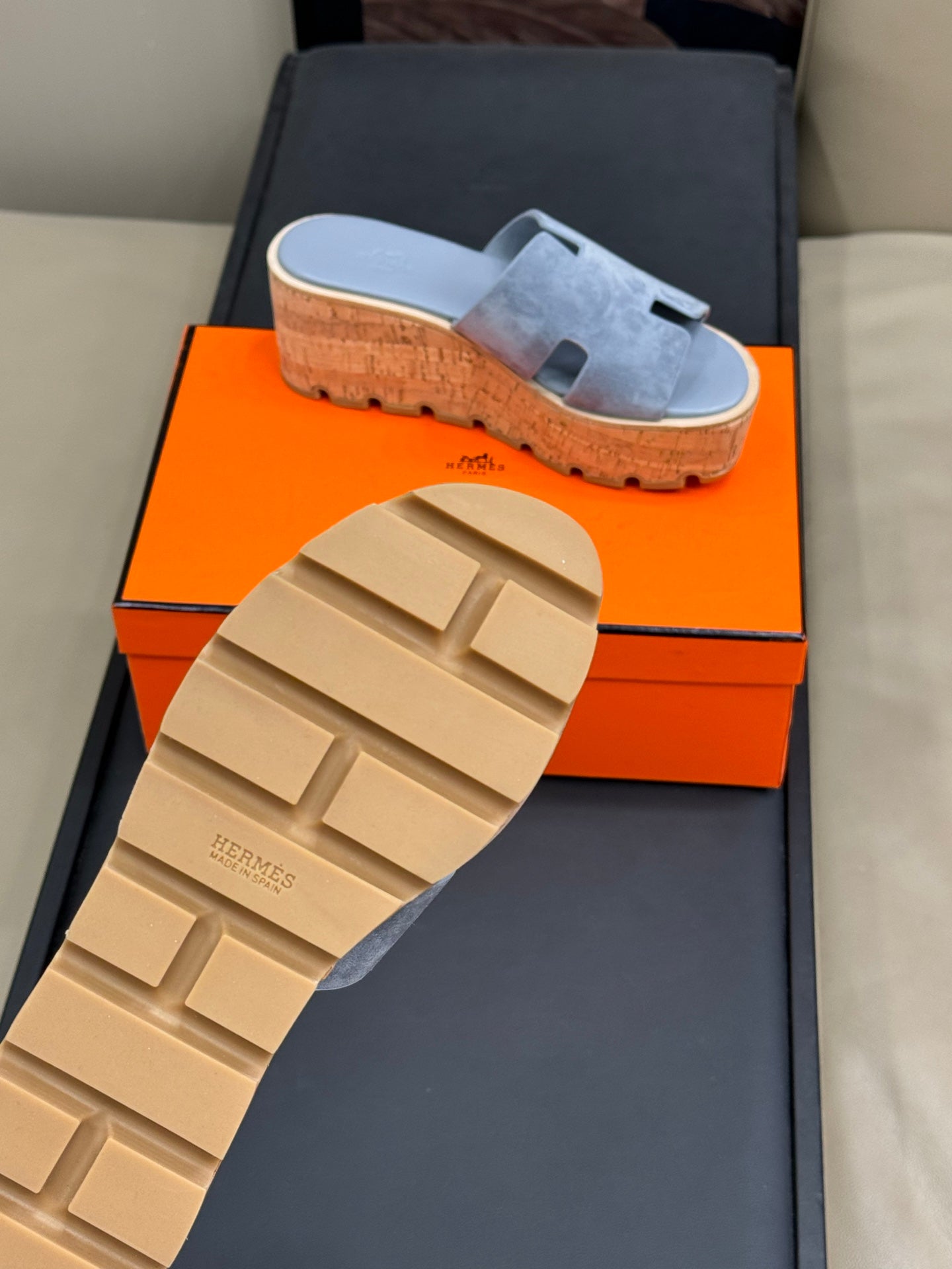 HM 25C Eze 30 Sandal Demin Blue Suede 212716