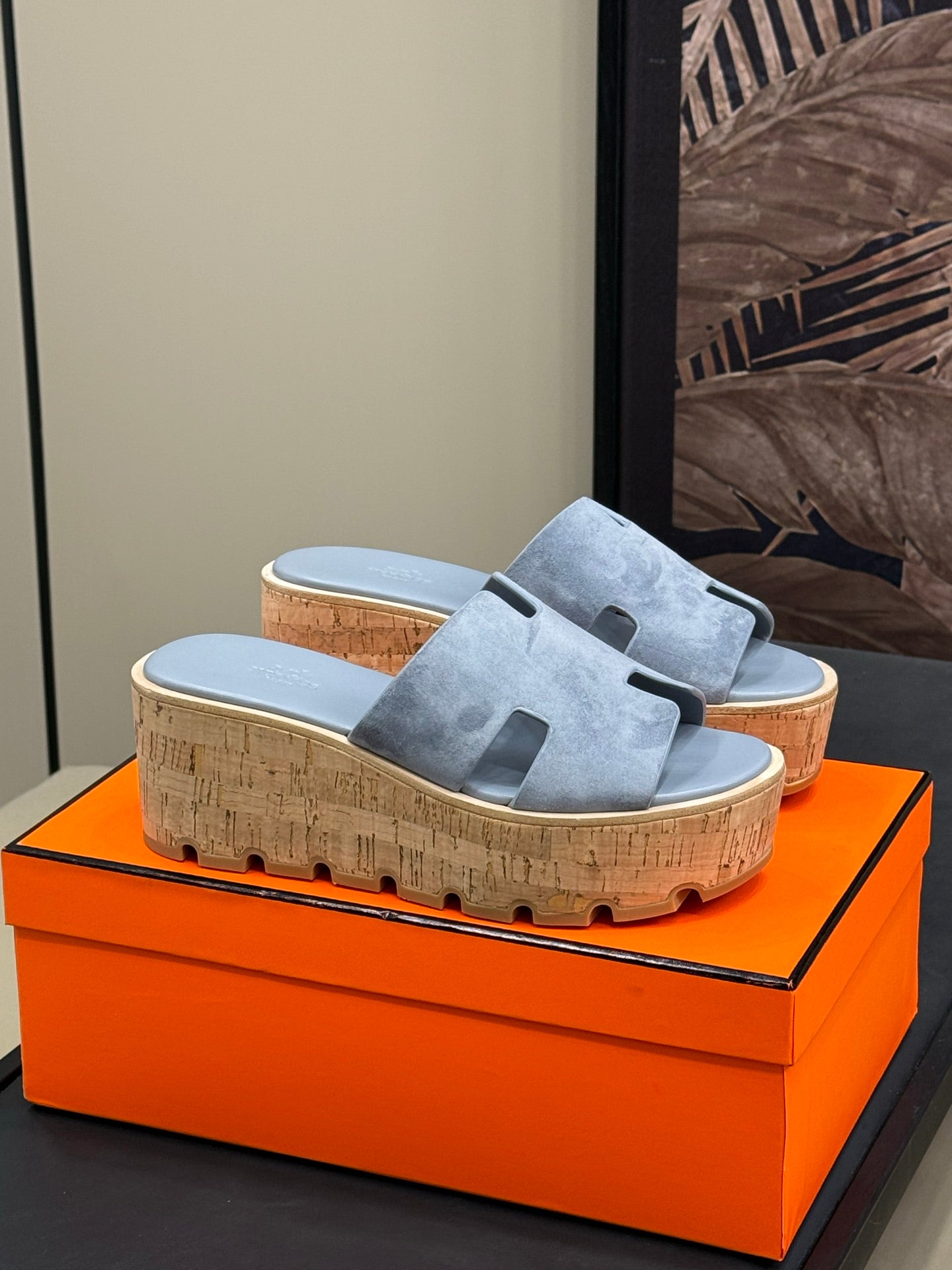 HM 25C Eze 30 Sandal Demin Blue Suede 212716