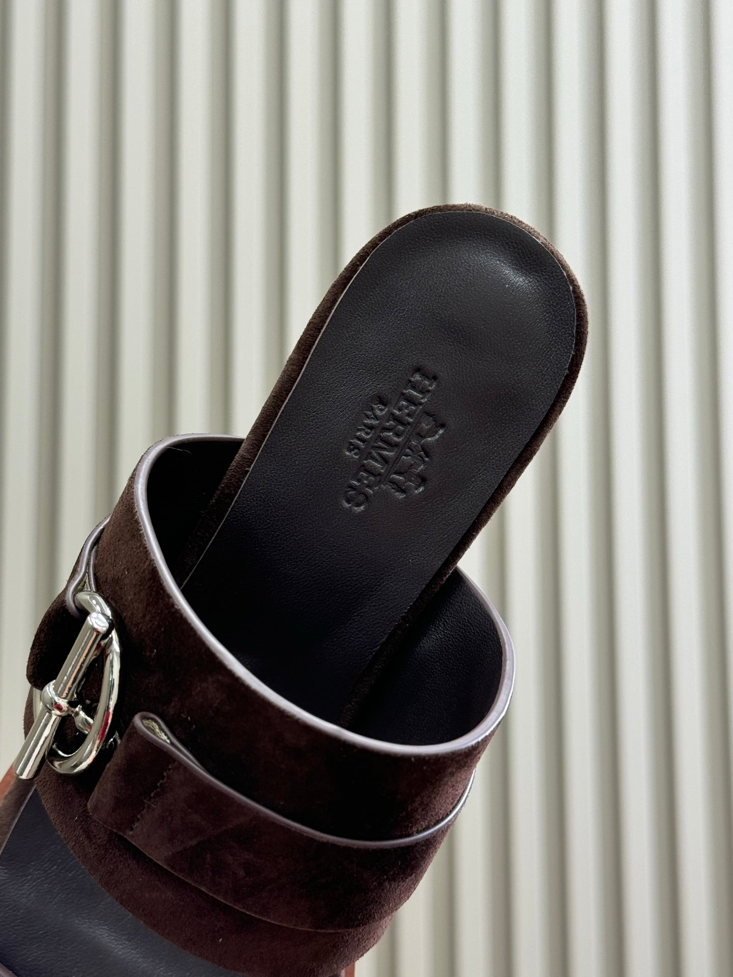 HM Kutecuh Sandals Dark Brown Calfskin 319602