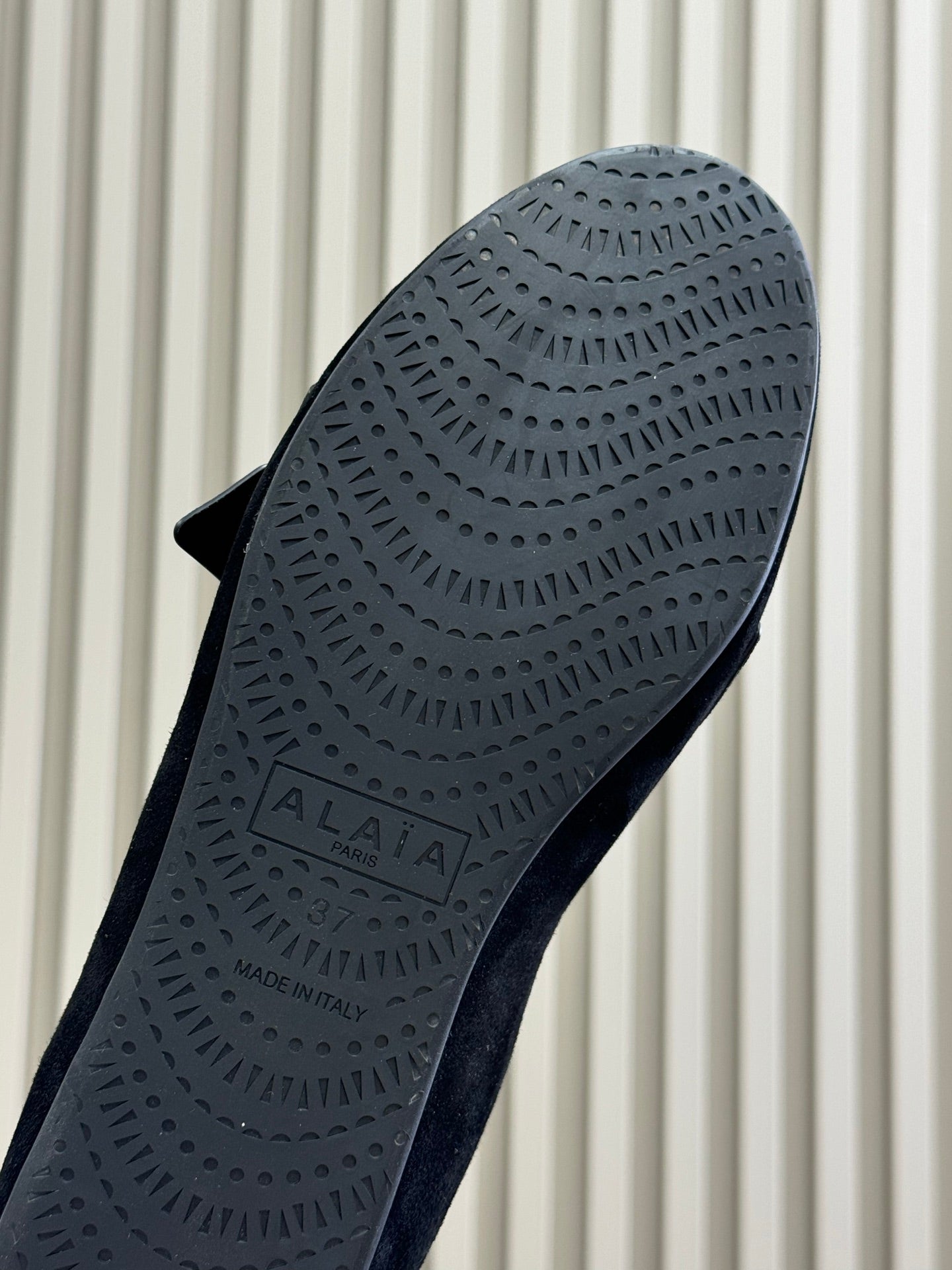 ALAIA  Le Teckel  Ballet Flats Black Suede 468729