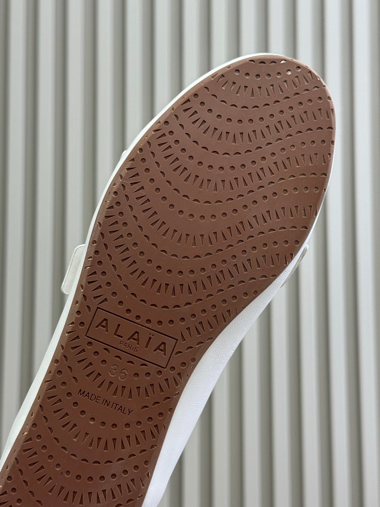 ALAIA  Le Teckel  Ballet Flats White Sheepskin 468730