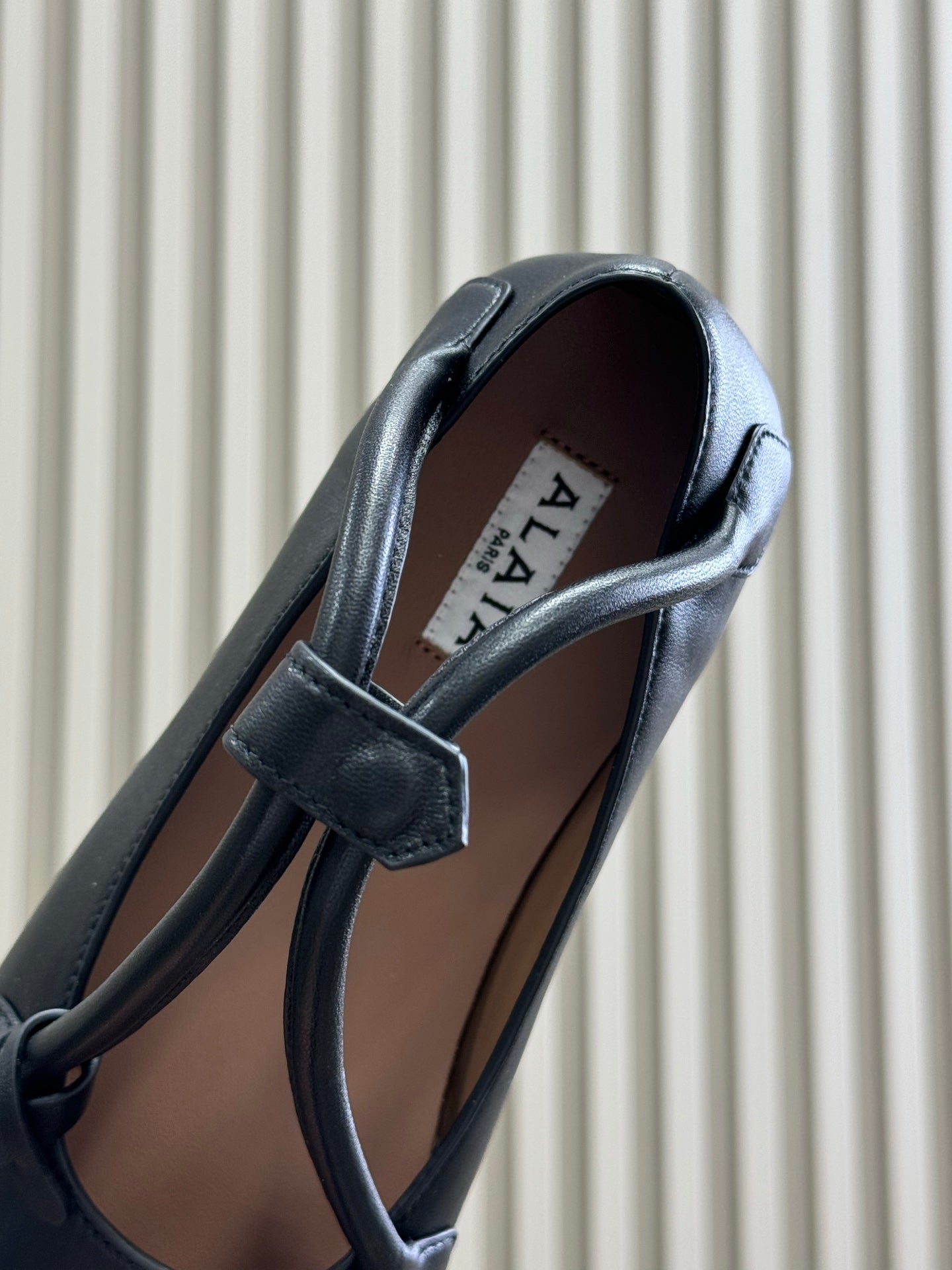 ALAIA  Le Teckel  Ballet Flats Black Sheepskin 468731