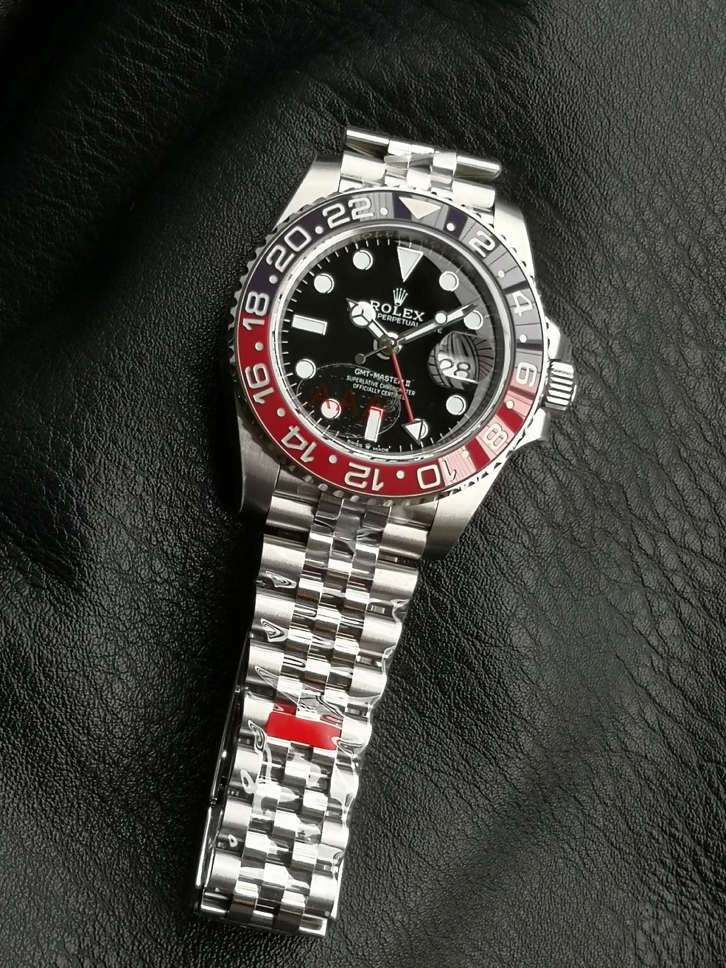 Rolex GMT Master 40mm Silver Black Dial