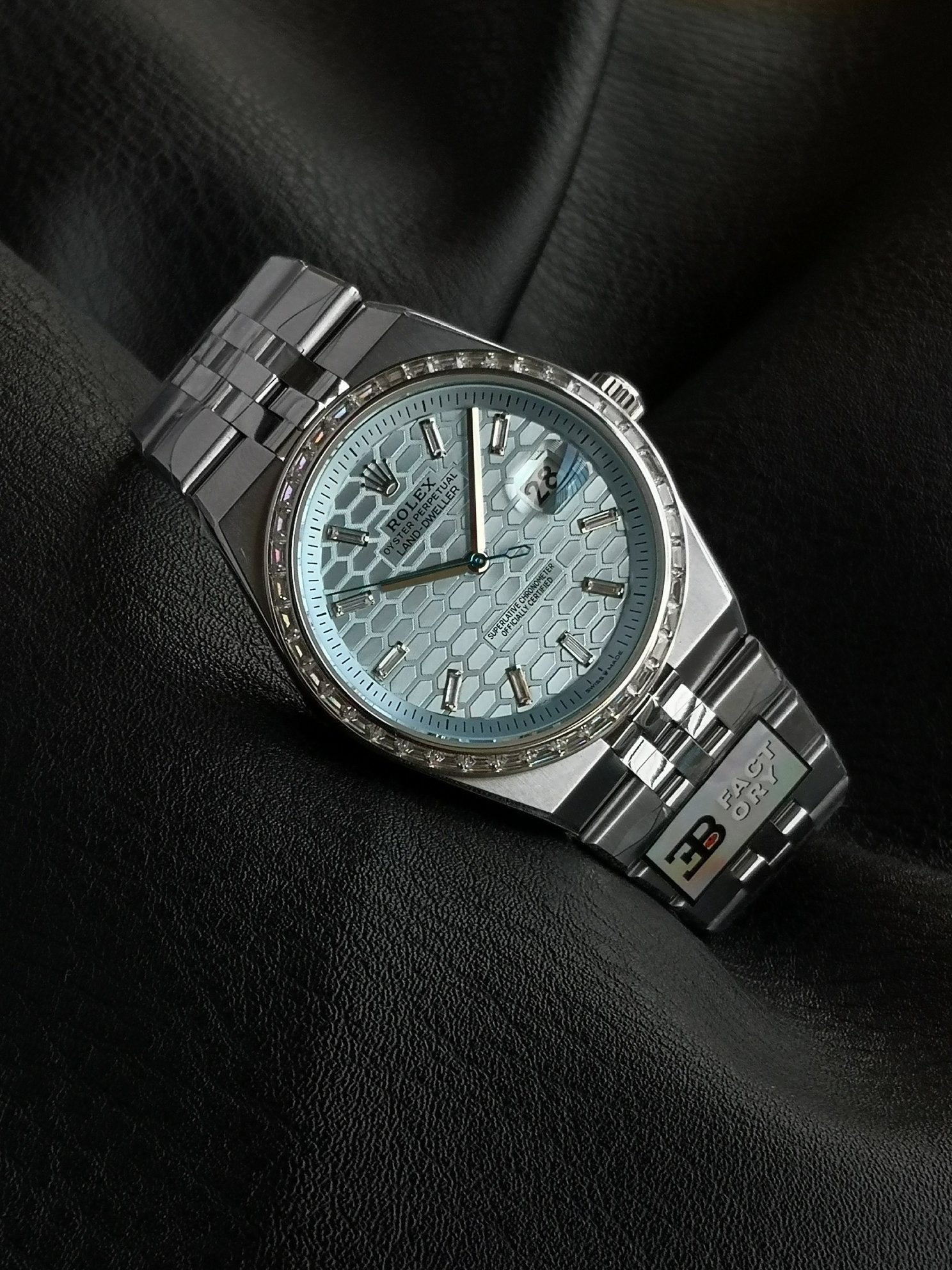 Rolex Land Dweller 40mm Silver Blue