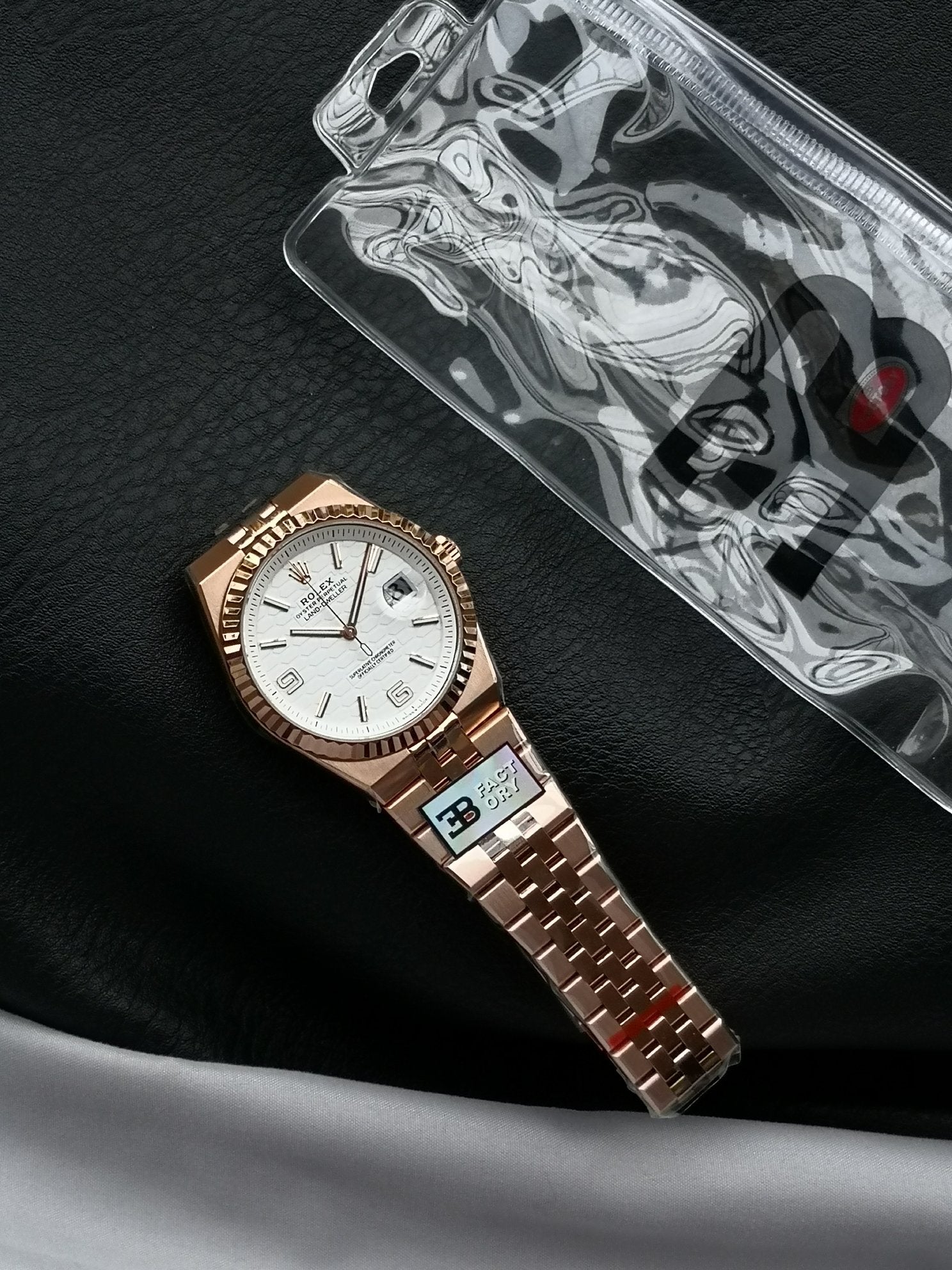 Rolex Land Dweller 40mm Pink Gold White