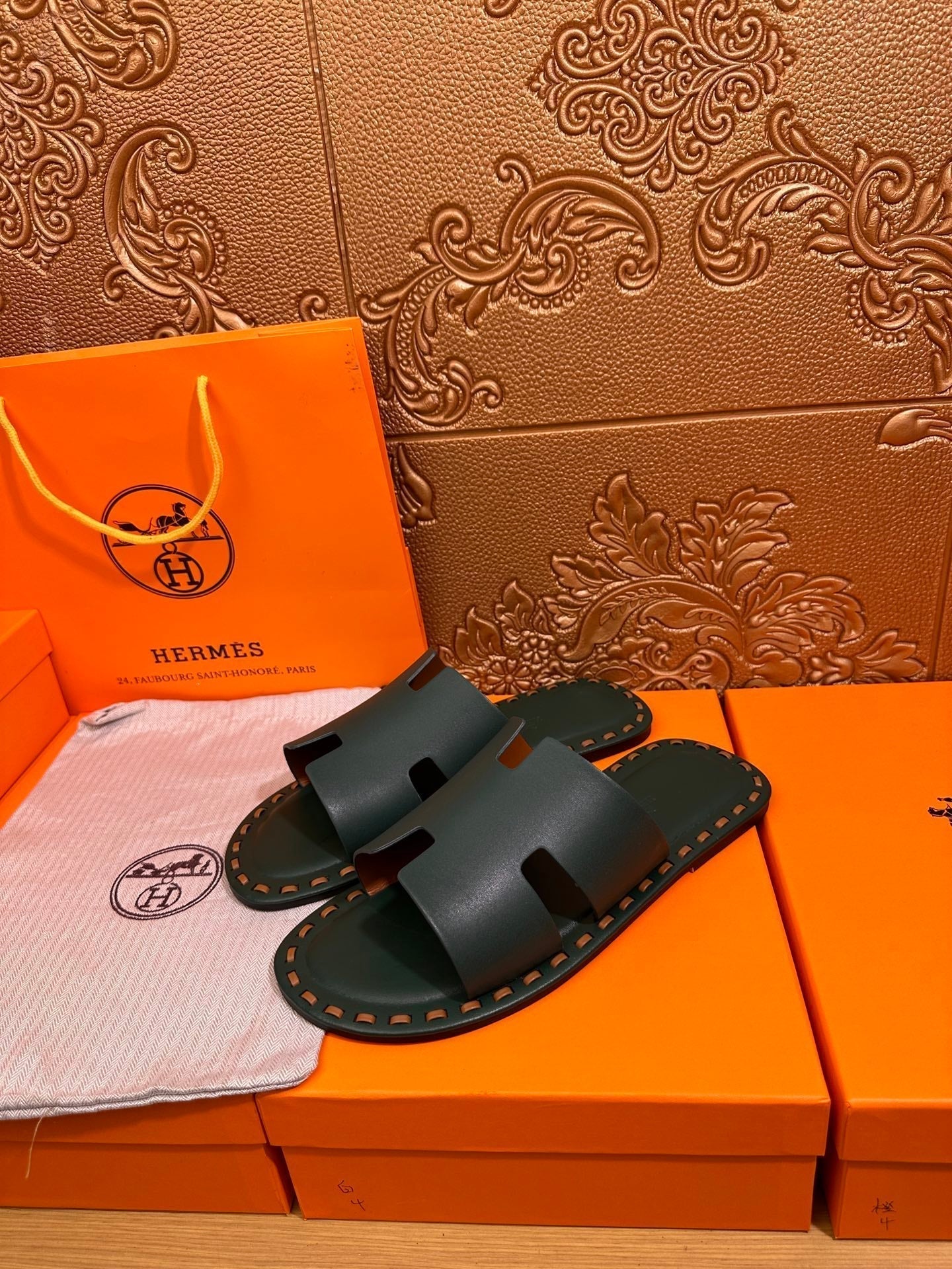 HM Men's Izmir Slide Cowhide 544064