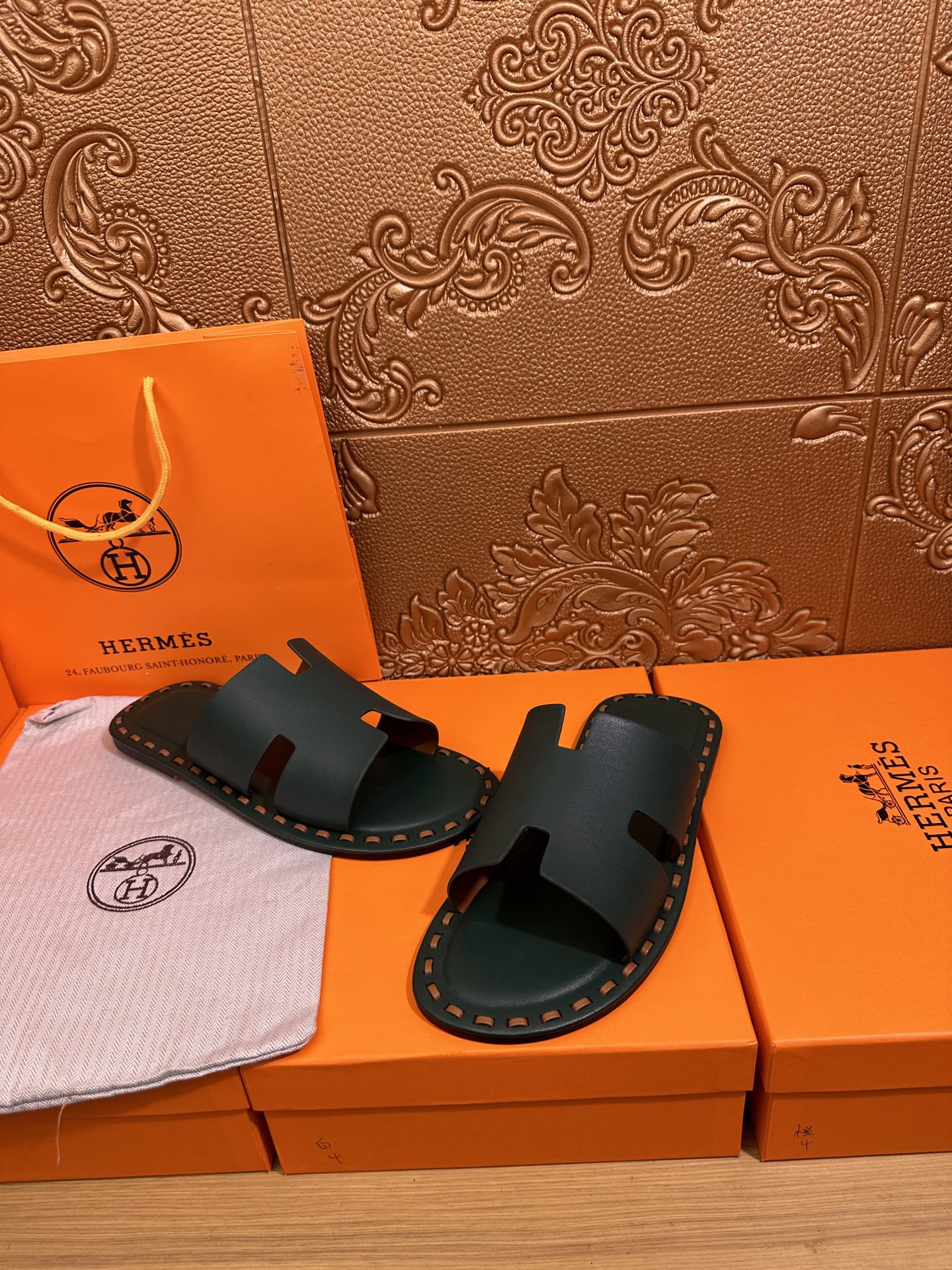 HM Men's Izmir Slide Cowhide 544064