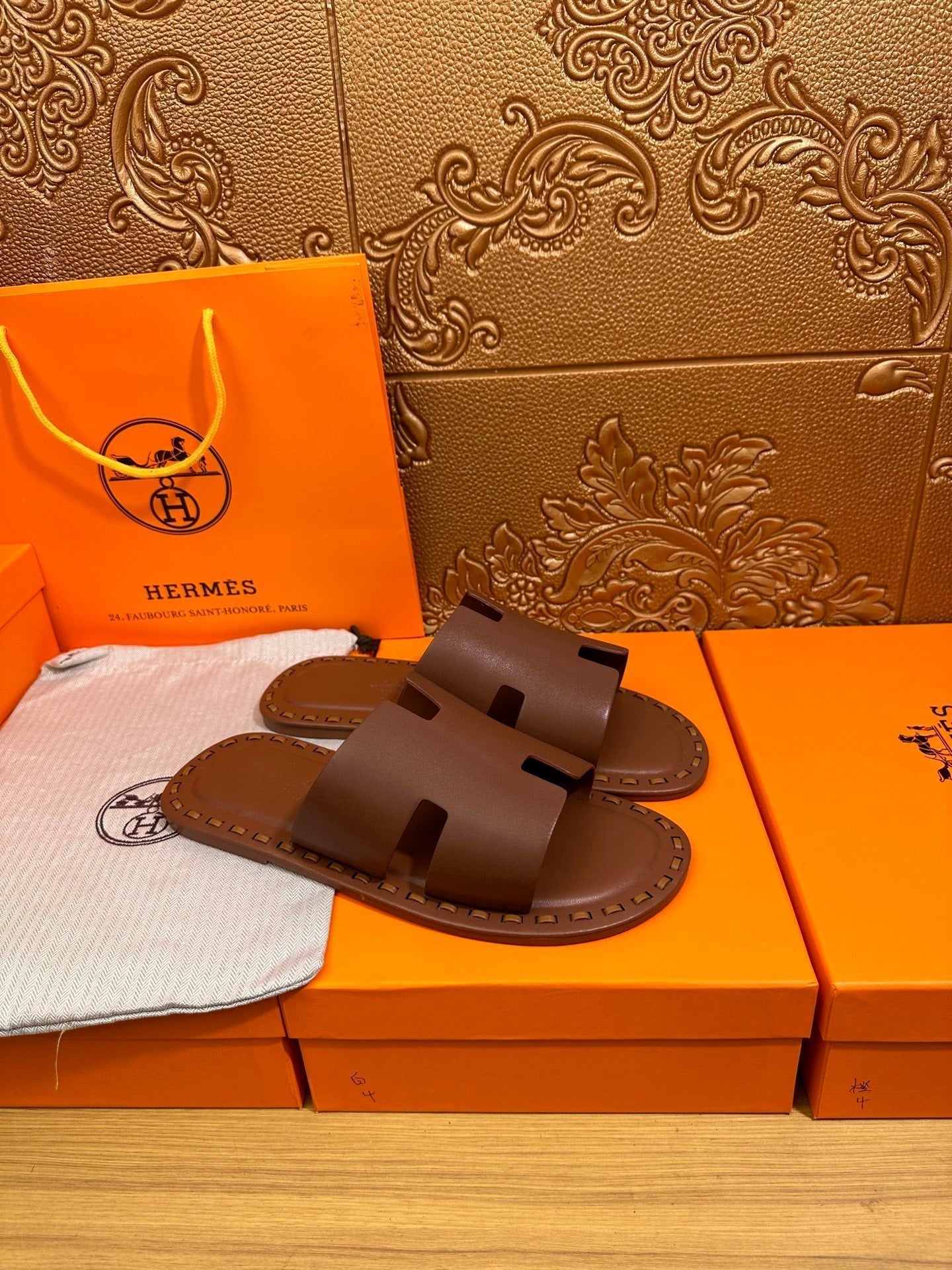 HM Men's Izmir Slide Cowhide 544064