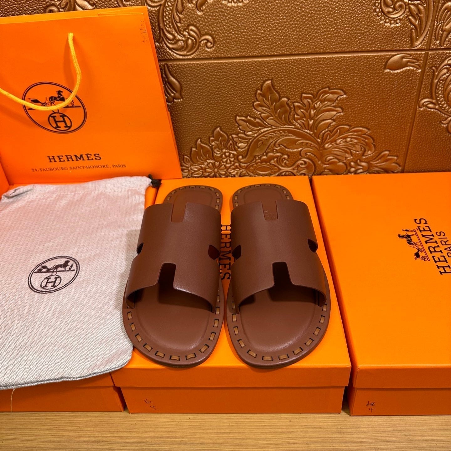 HM Men's Izmir Slide Cowhide 544064