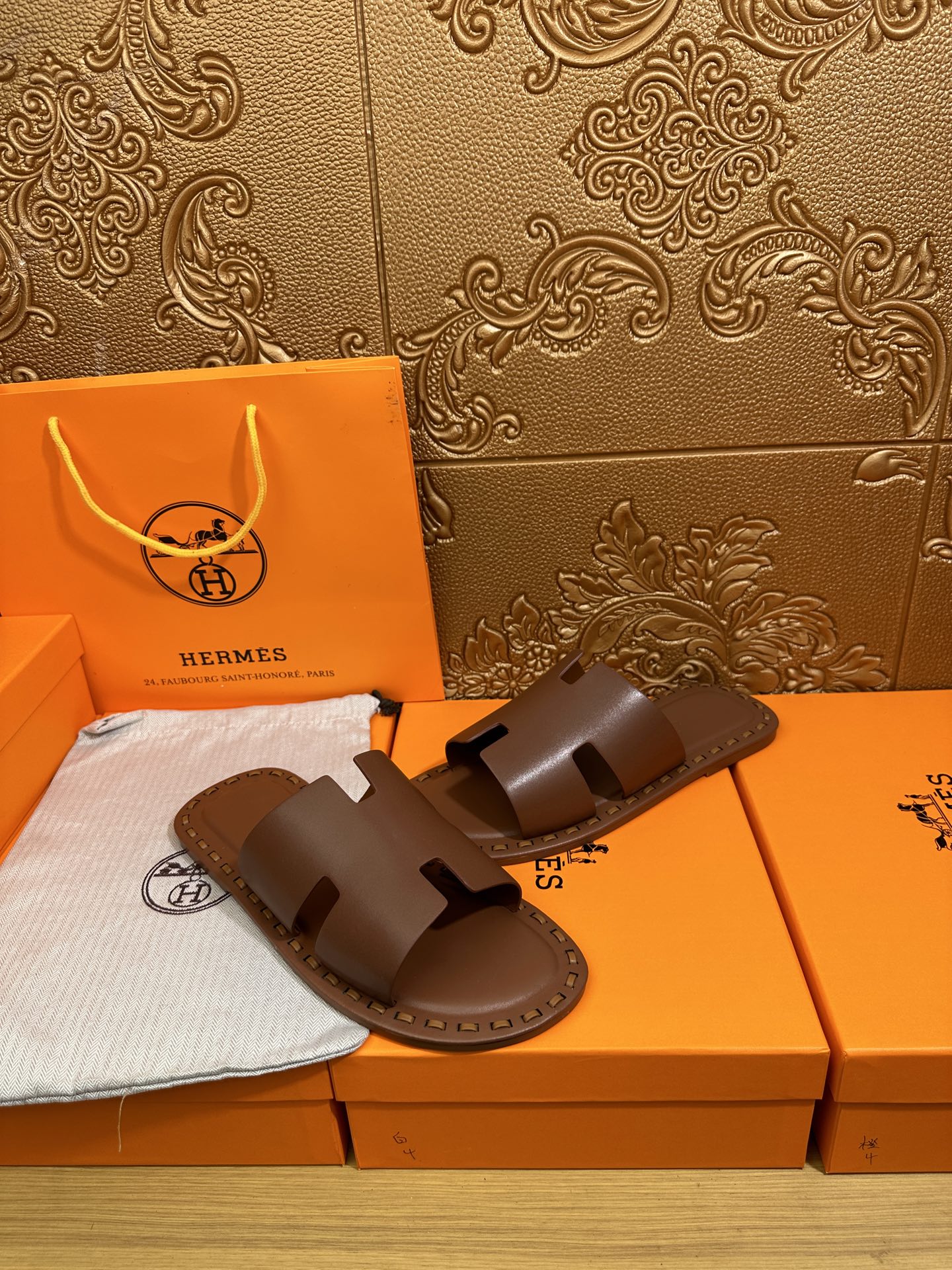 HM Men's Izmir Slide Cowhide 544064