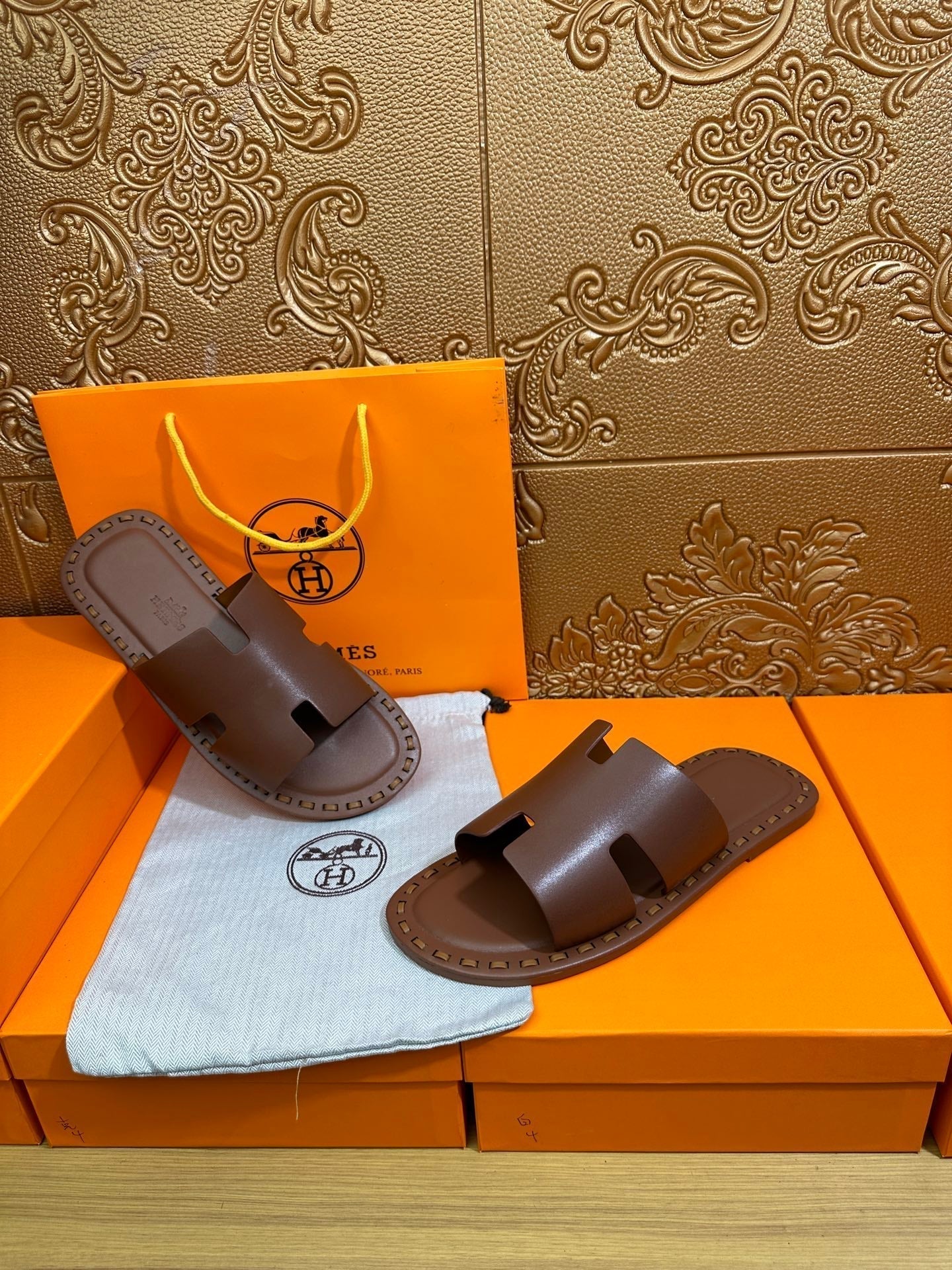 HM Men's Izmir Slide Cowhide 544064