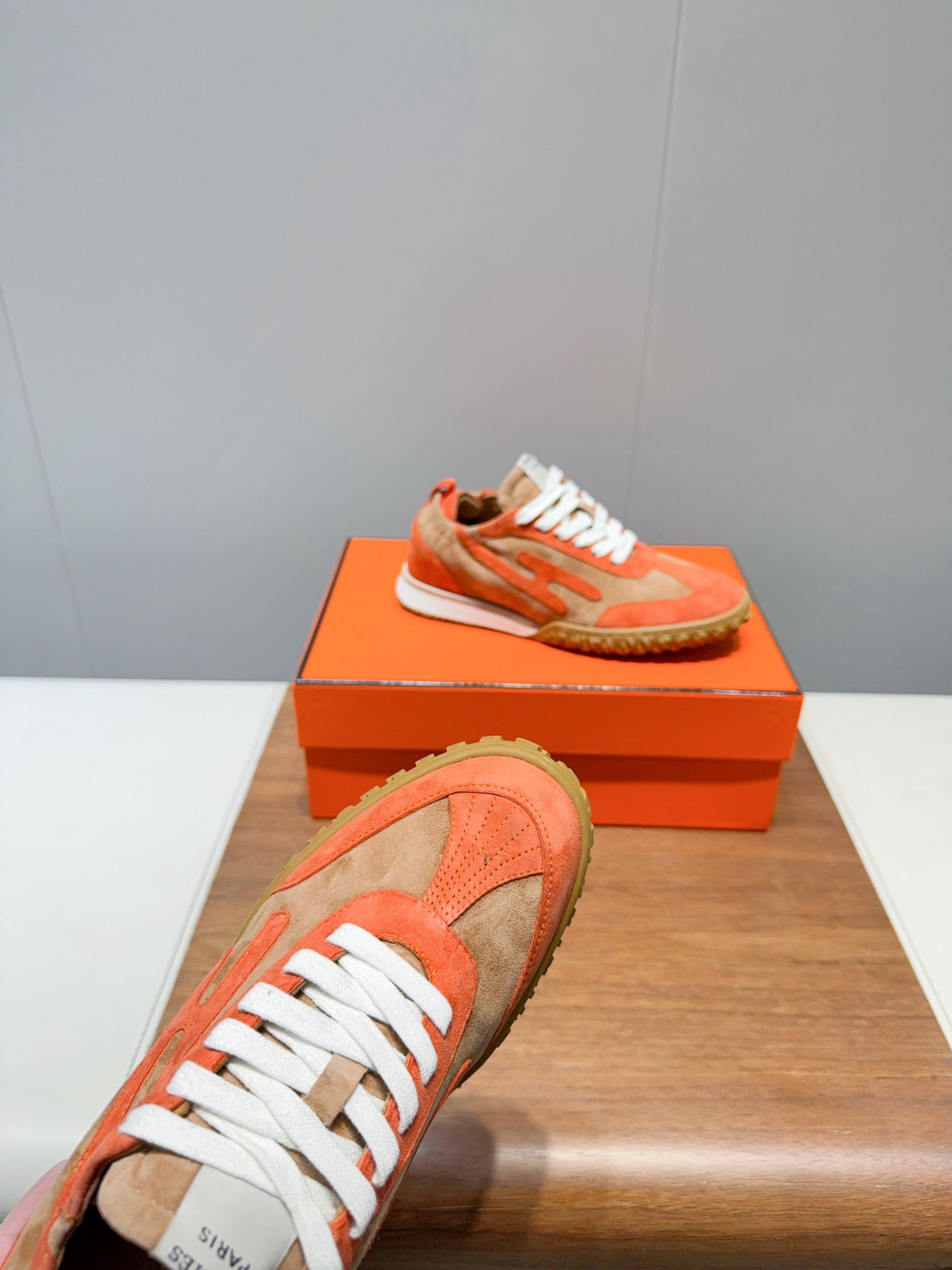 HM Jet Sneaker Orange Suede 317314