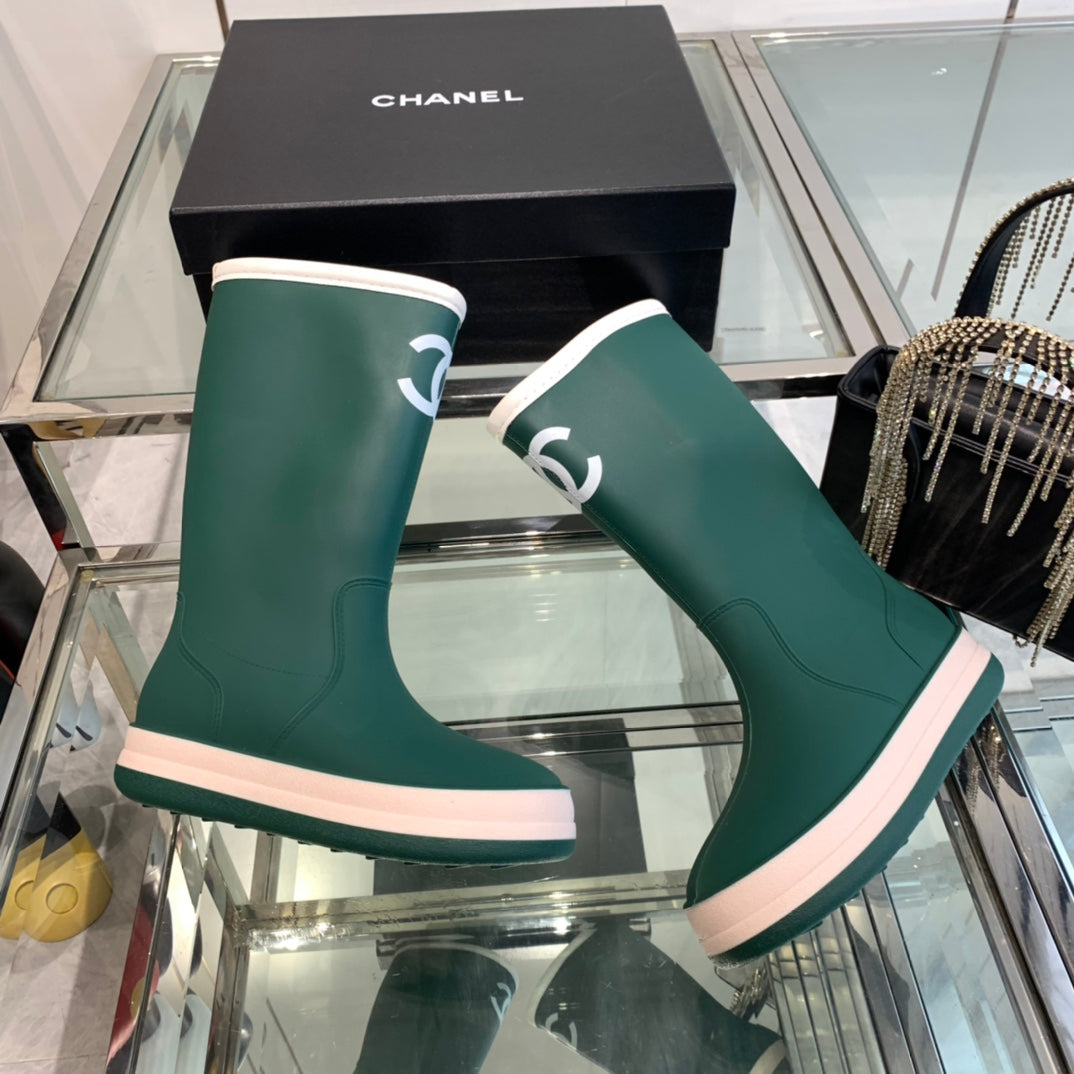 CC Rainboots Green Rubber 204088