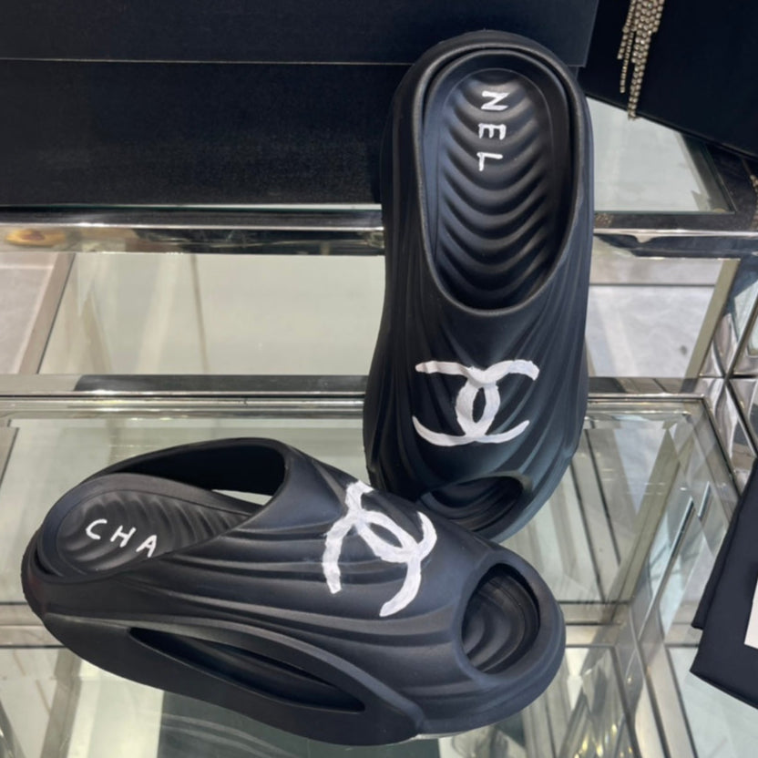 CC Slippers Black Foam  204135