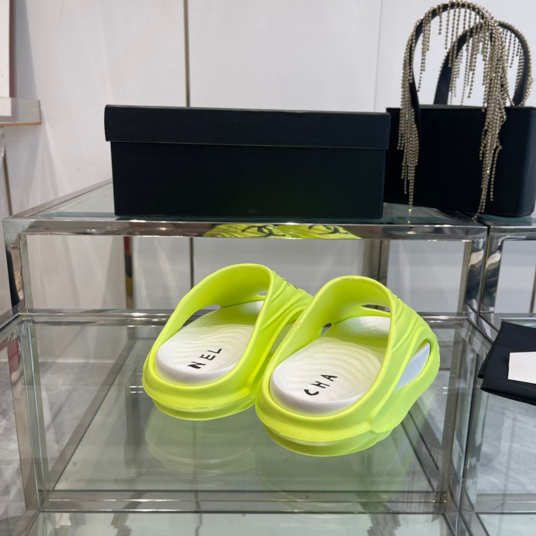 CC Slippers Lemon Yellow Foam 204141