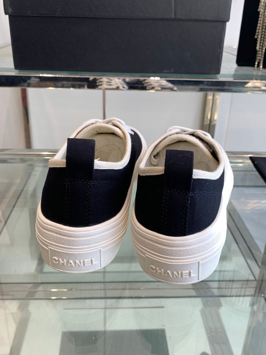 CC Sneaker Black Canvas  203261