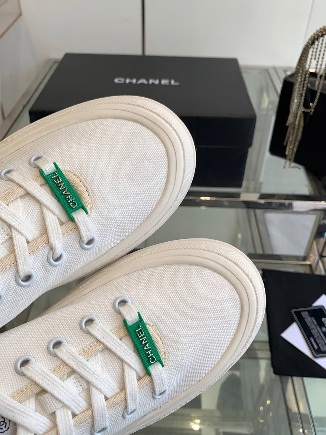 CC Sneaker White Canvas  203263