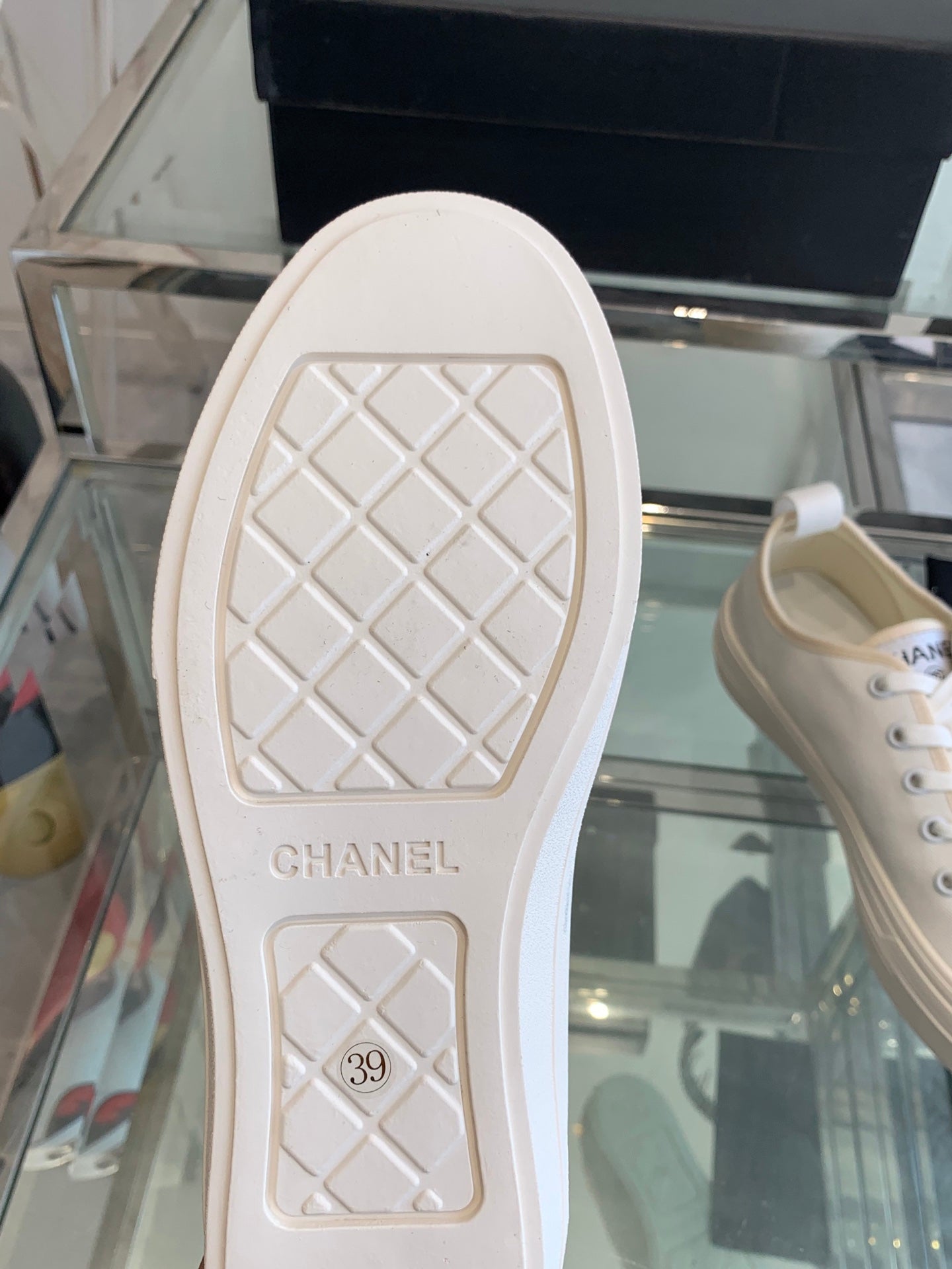 CC Sneaker White Canvas  203263