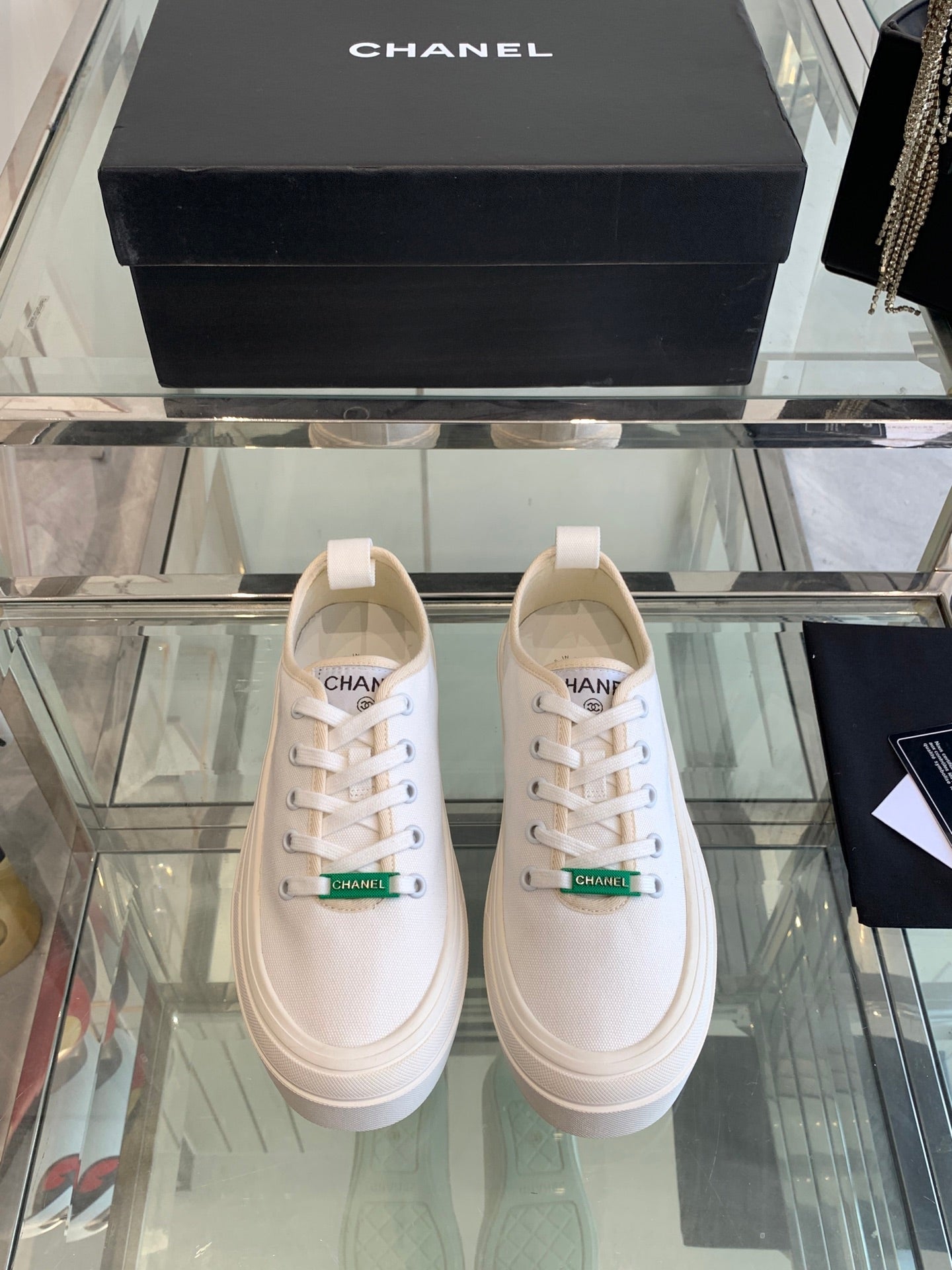 CC Sneaker White Canvas  203263