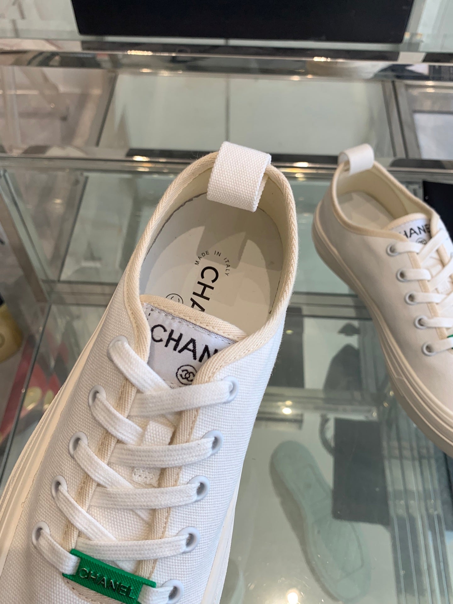 CC Sneaker White Canvas  203263