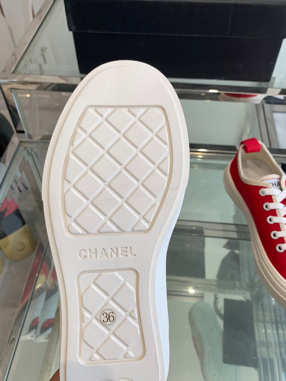 CC Sneaker Red Canvas 203267