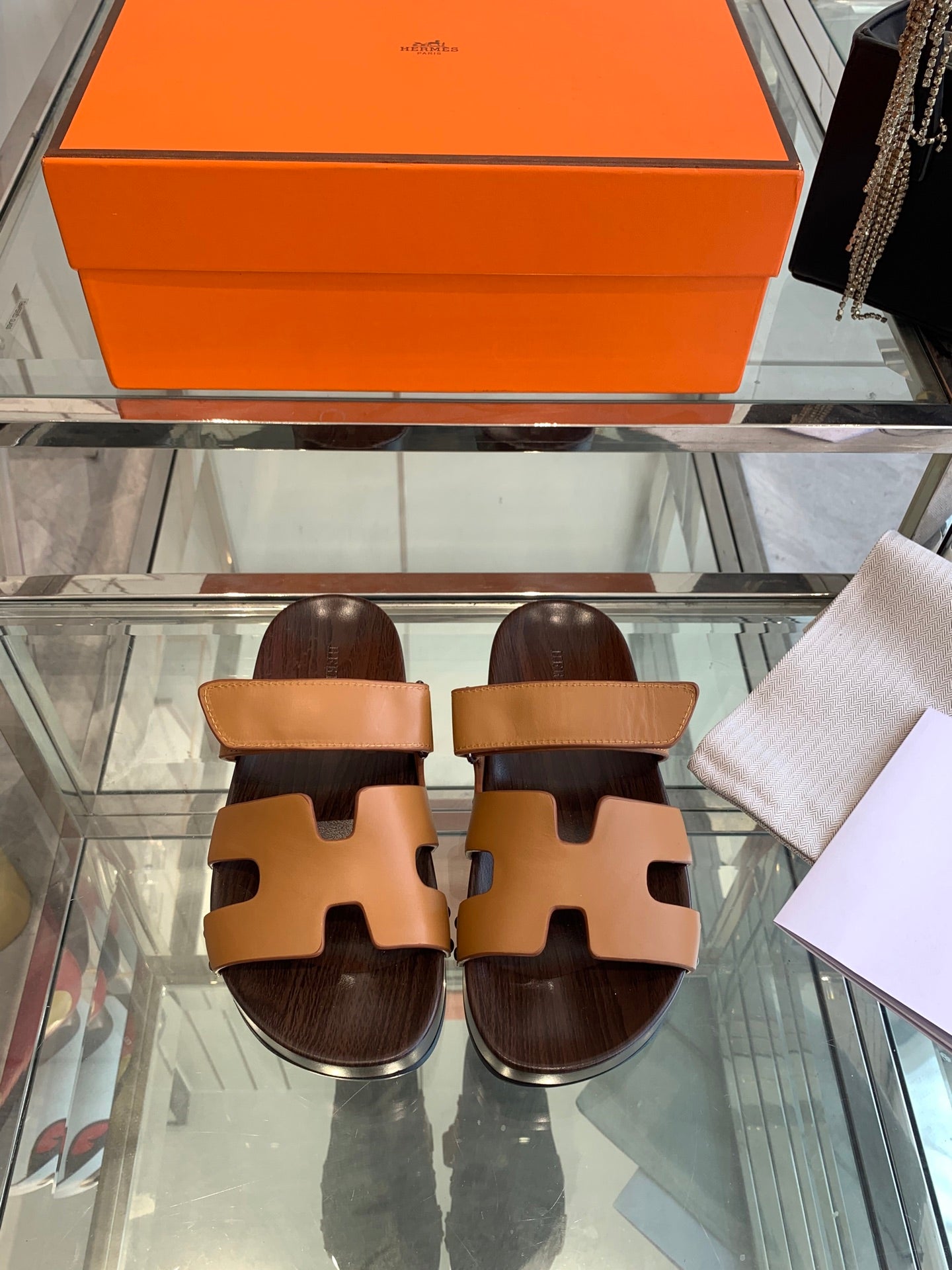 HM 25 Kos Clog Sandals Brown Cowhide 292050