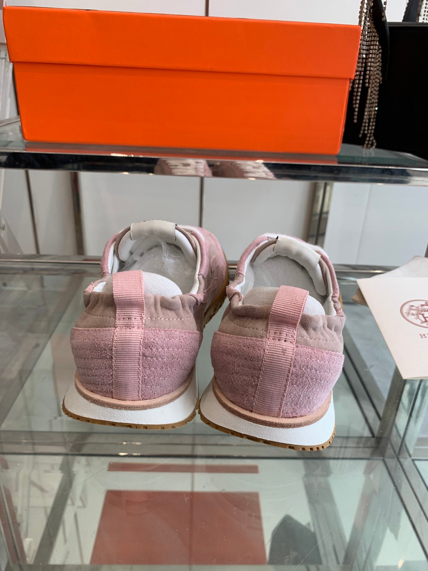 HM Jet Sneaker Pink Suede 292274