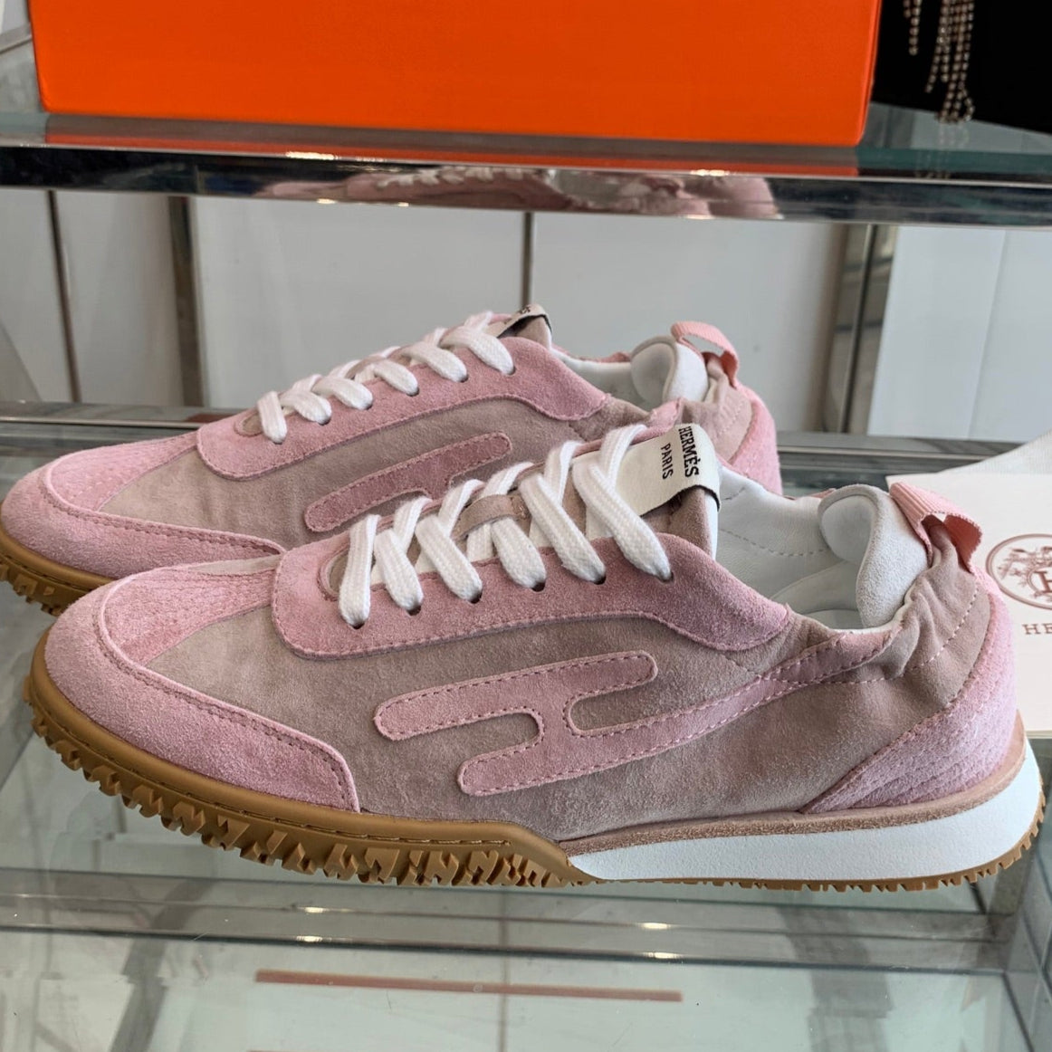 HM Jet Sneaker Pink Suede 292274