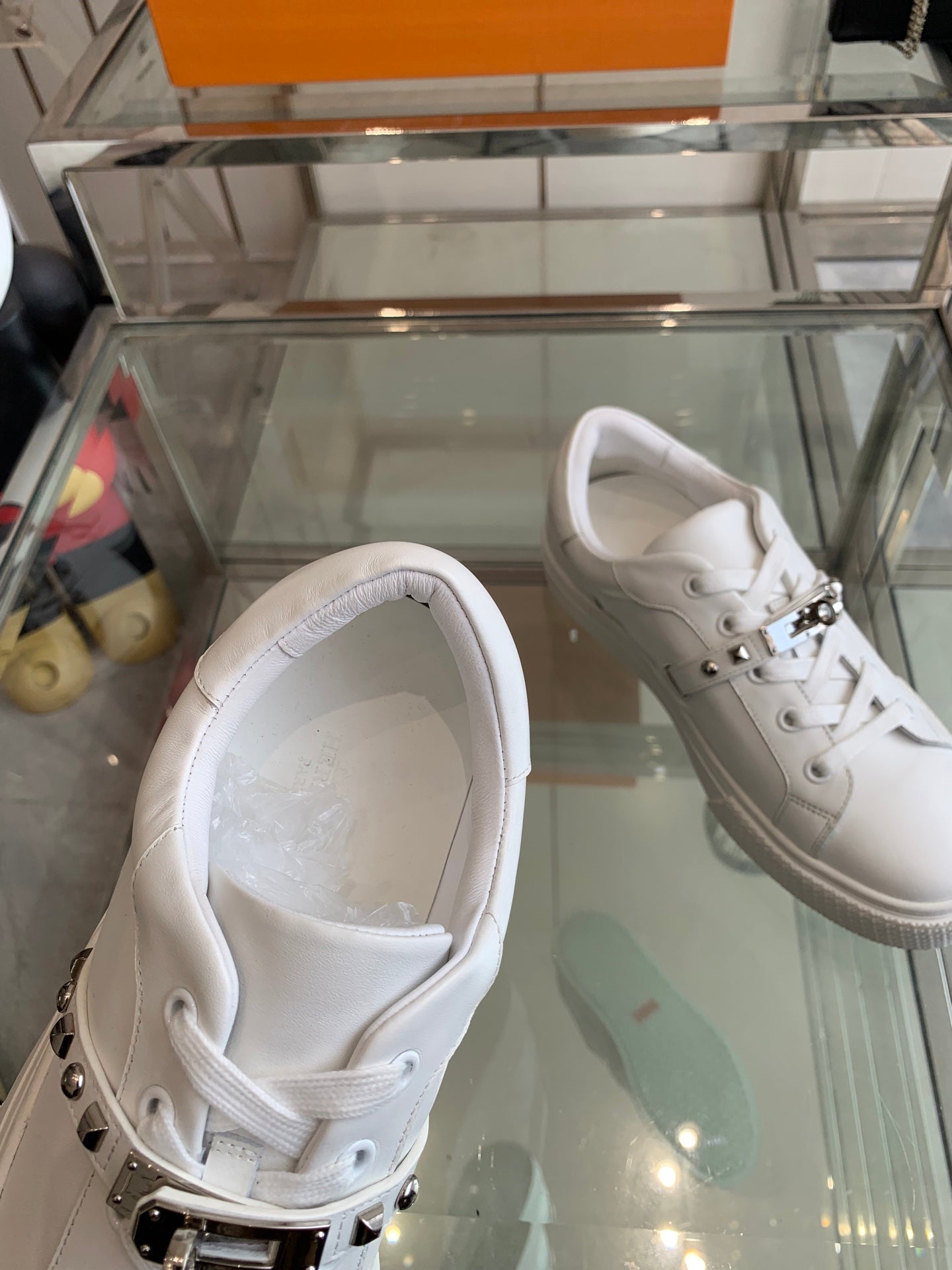 HM Day Sneaker White Silver Calfskin 291880