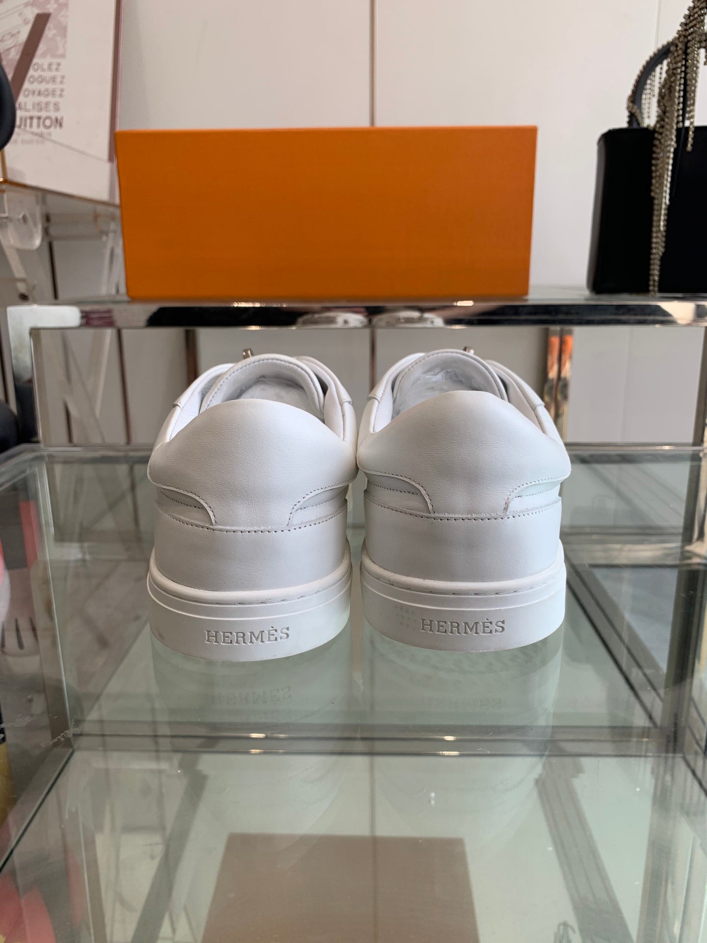 HM Day Sneaker White Silver Calfskin 291880