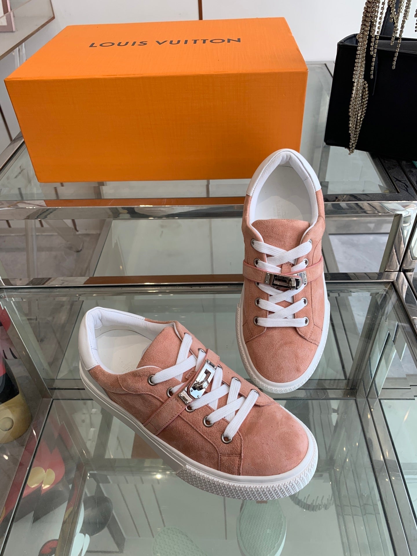 HM Day Sneaker Pink Suede 291836 (Copy)