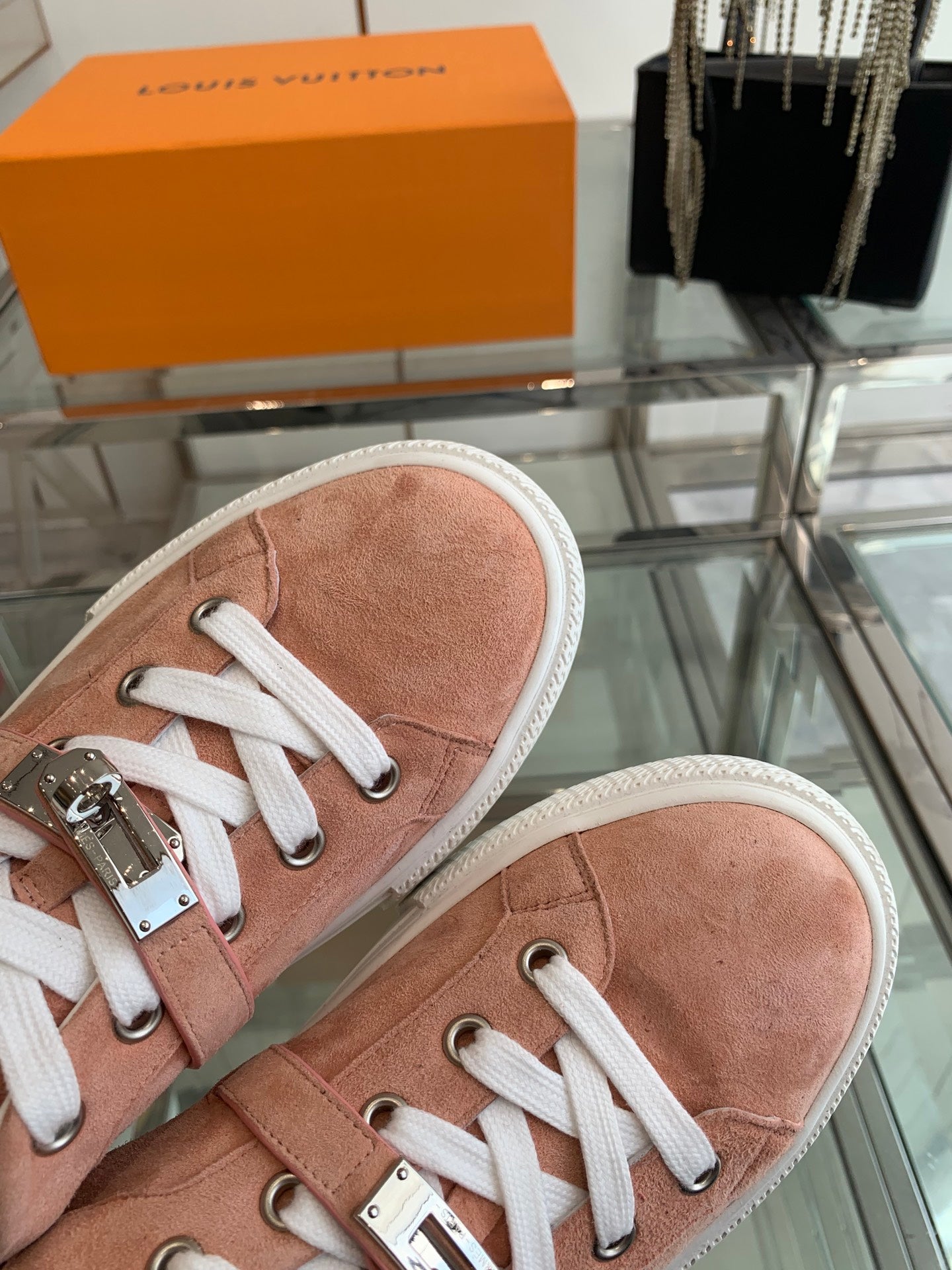 HM Day Sneaker Pink Suede 291836 (Copy)