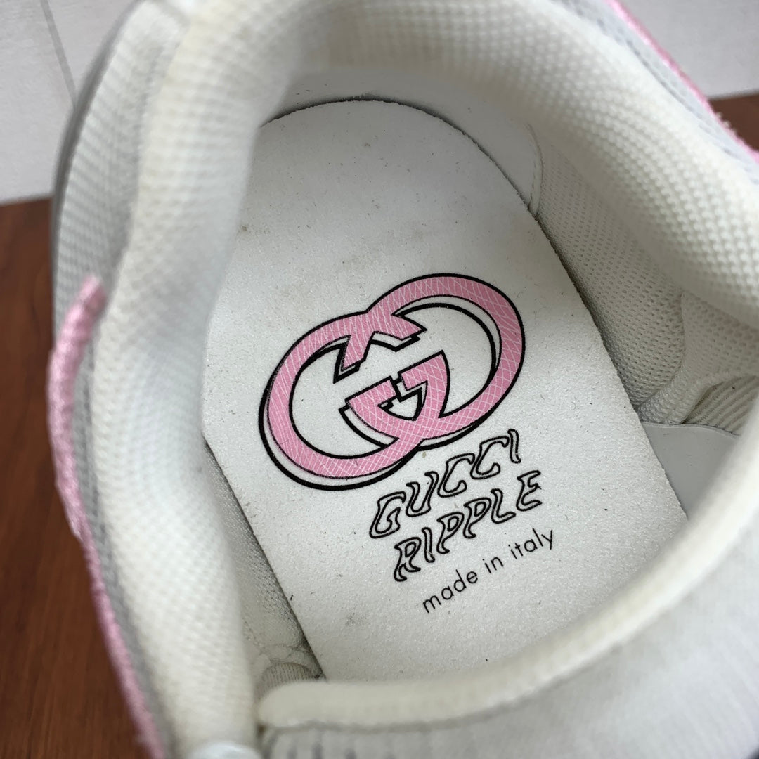 GG Men's Ripple Sneaker Grey Pink Mesh 536988