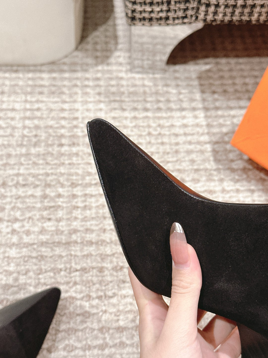 HM High Boots 60mm Black Calfskin And Suede  972385