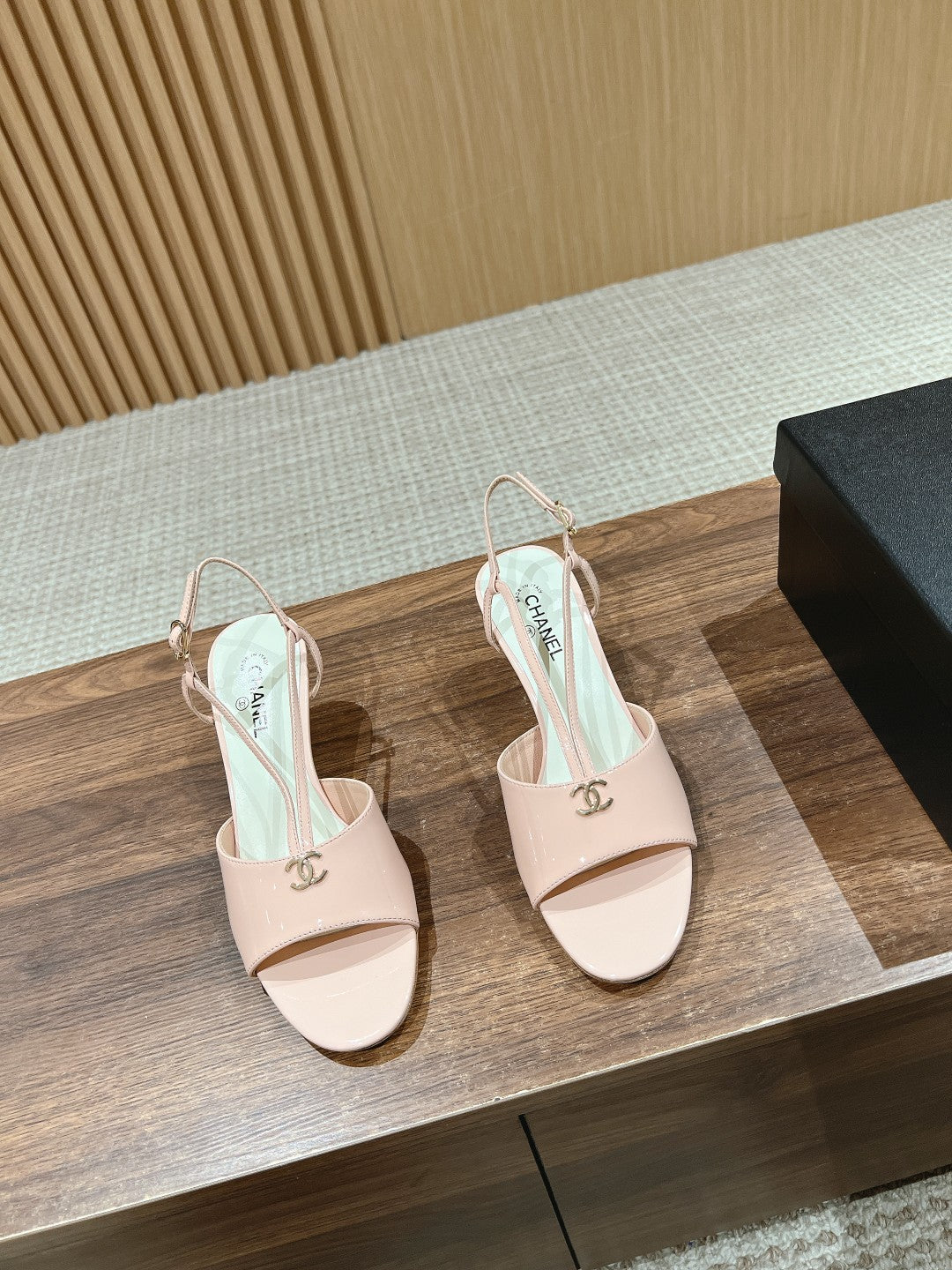 high heel 70 sandals pink white patent calfskin